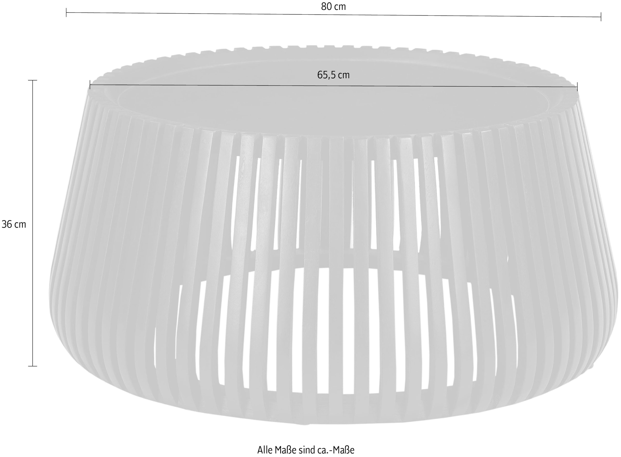 SIT Couchtisch, (1 St.), mit Lamellendetails