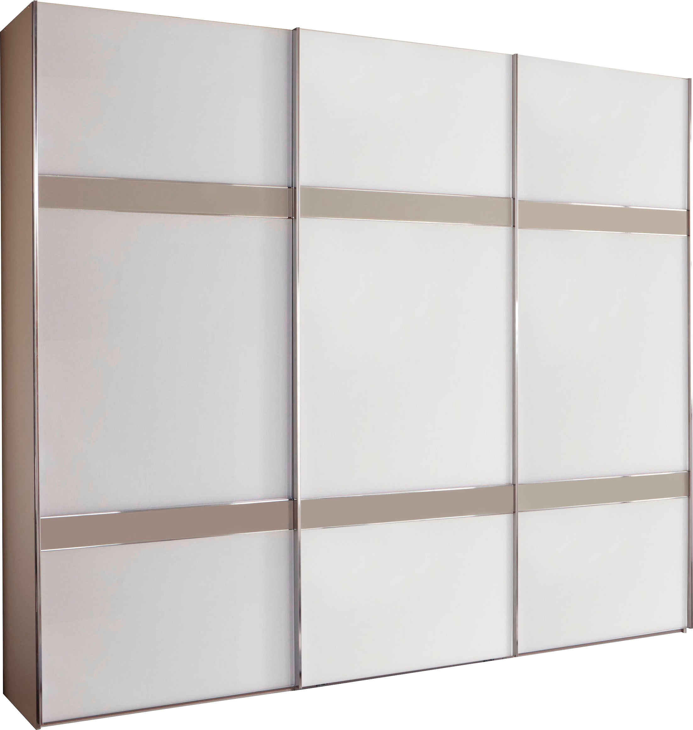 WIEMANN Schwebetürenschrank "Rialto" hochwertige Glasfront mit Querriegeln