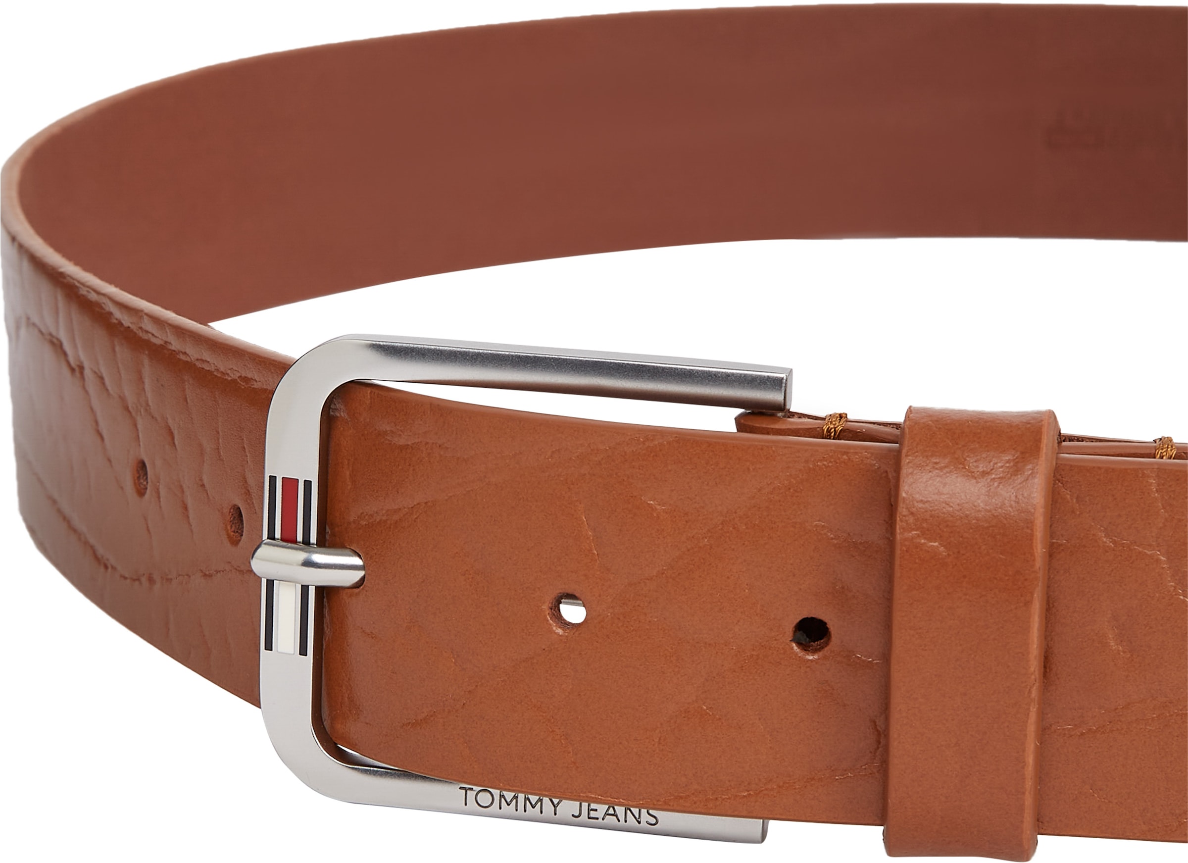 Tommy Jeans Ledergürtel »TJM AUSTIN 4.0«, Größenverstellbar