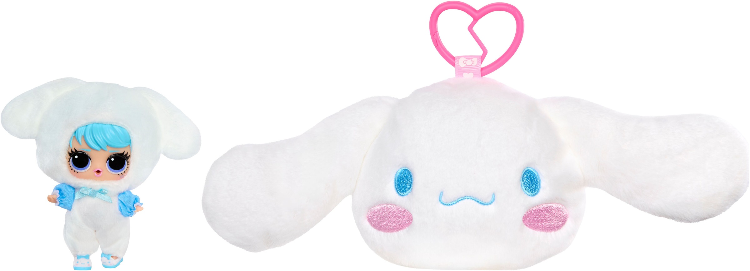 L.O.L. SURPRISE! Plüschanhänger »L.O.L. Surprise Loves Hello Kitty Reversible Plush Surprise Asst« Sortierte Lieferung - Abbildungen dienen als Beispiele!