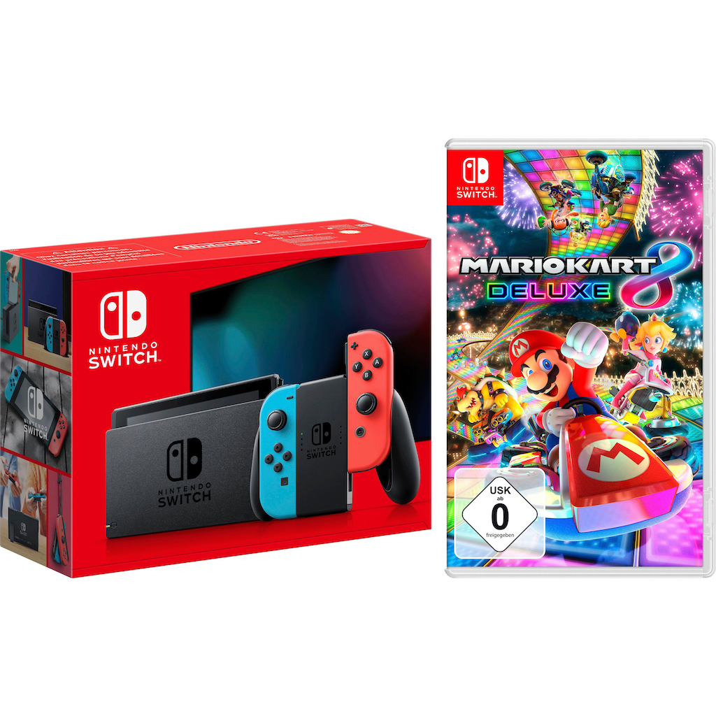 Nintendo Switch Spielekonsole, inkl. Mario Kart 8 Deluxe