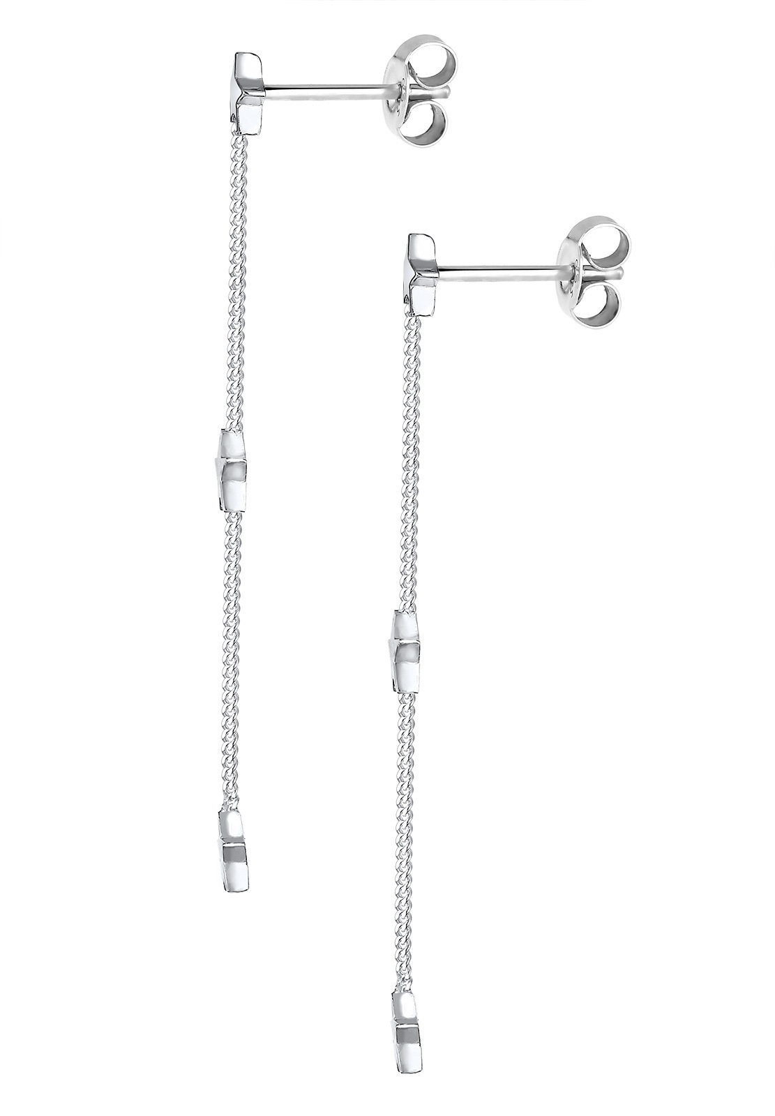 Elli Paar Ohrhänger »Ohrringe Ohrhänger lang Stern 925 Sterling Silber«
