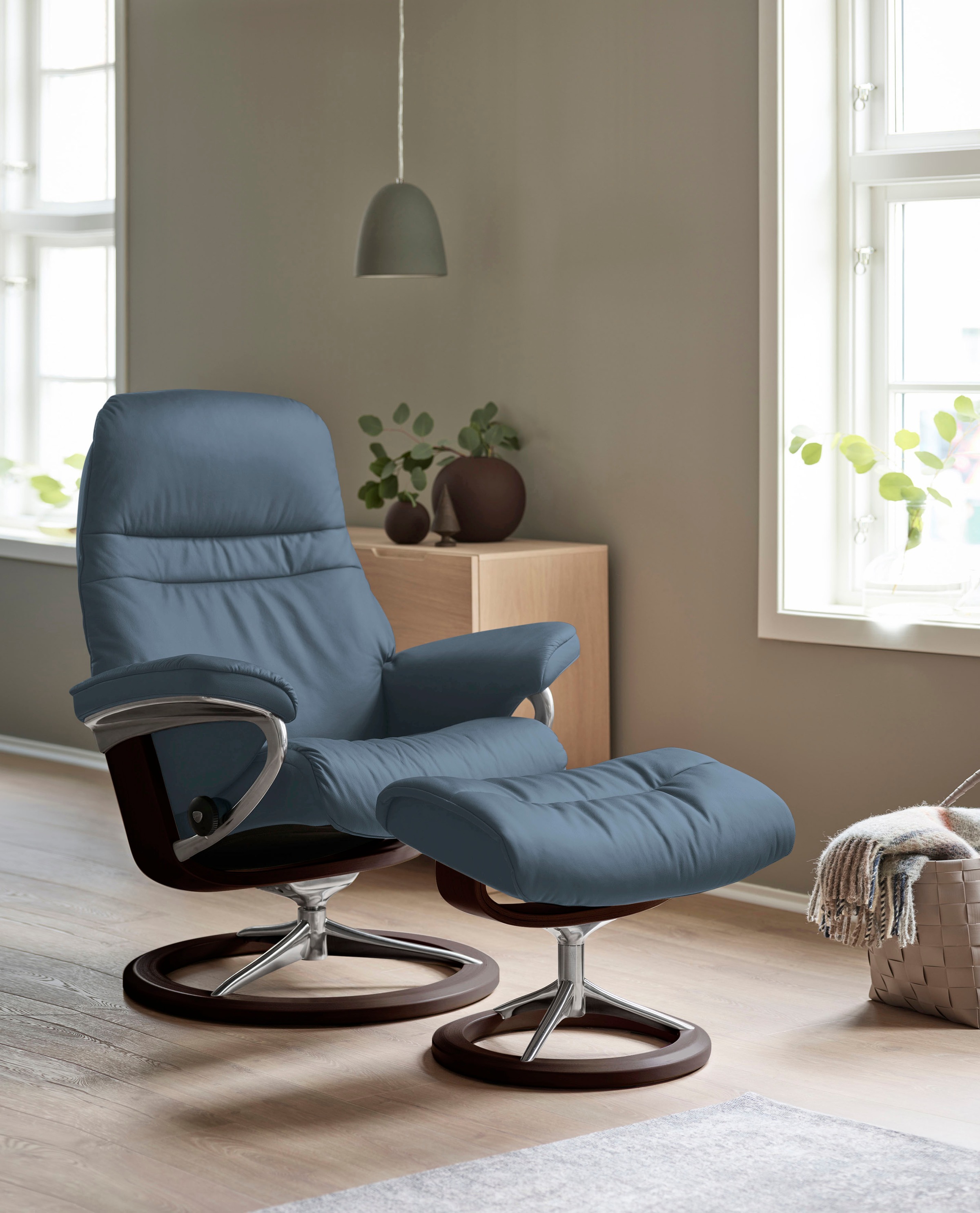 Stressless® Relaxsessel »Sunrise«, mit Signature Base, Größe L, Gestell Braun