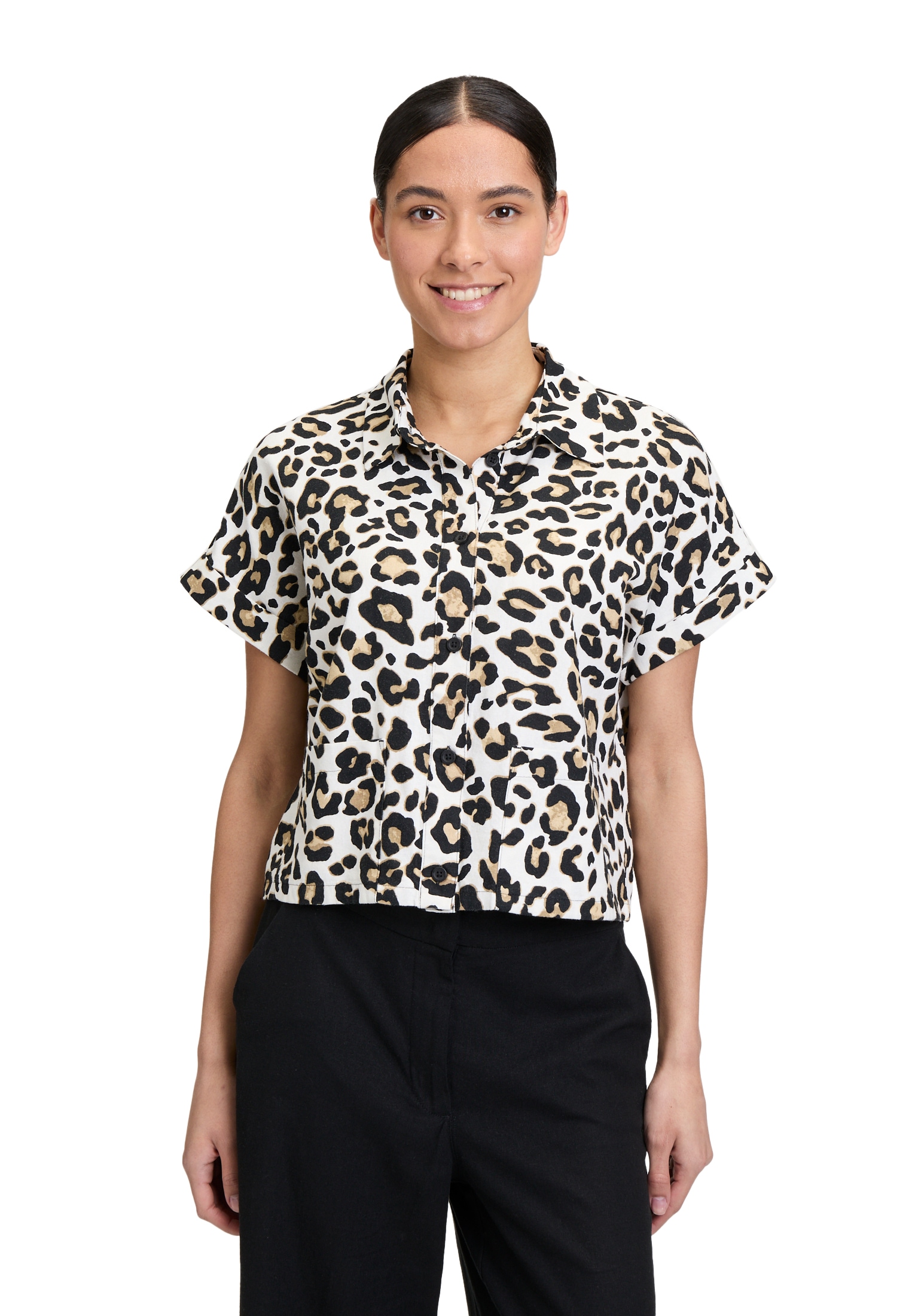 Betty Barclay Klassische Bluse »Leinenbluse mit Kragen«