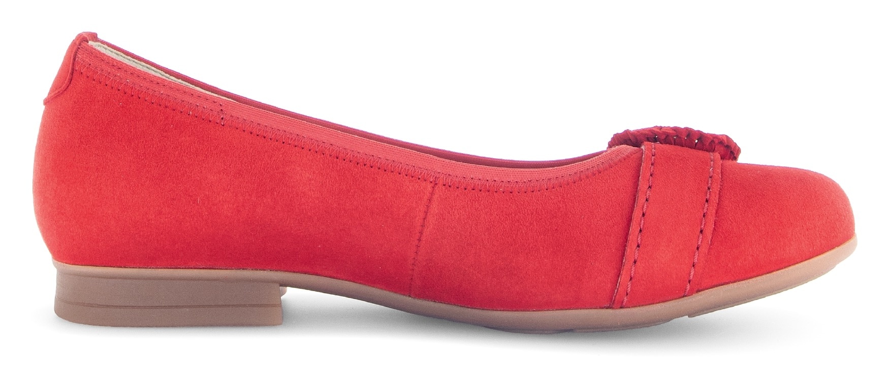 Gabor Ballerina »FLORENZ«, Blockabsatz, Businessschuh, Komfortschuh mit Elastikeinfass, Weite G