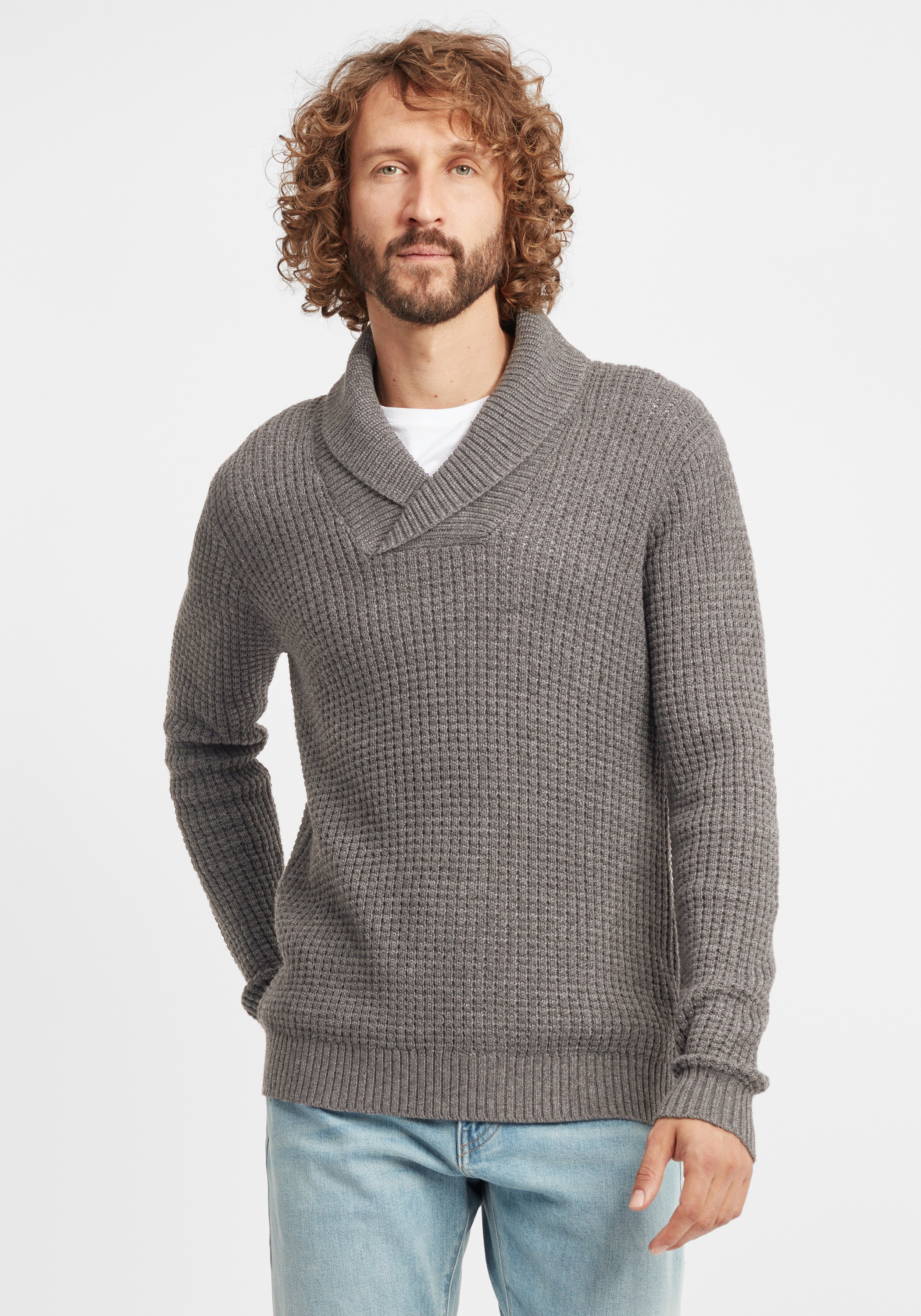 !Solid Strickfleece-Pullover »Strickpullover SDMapari«