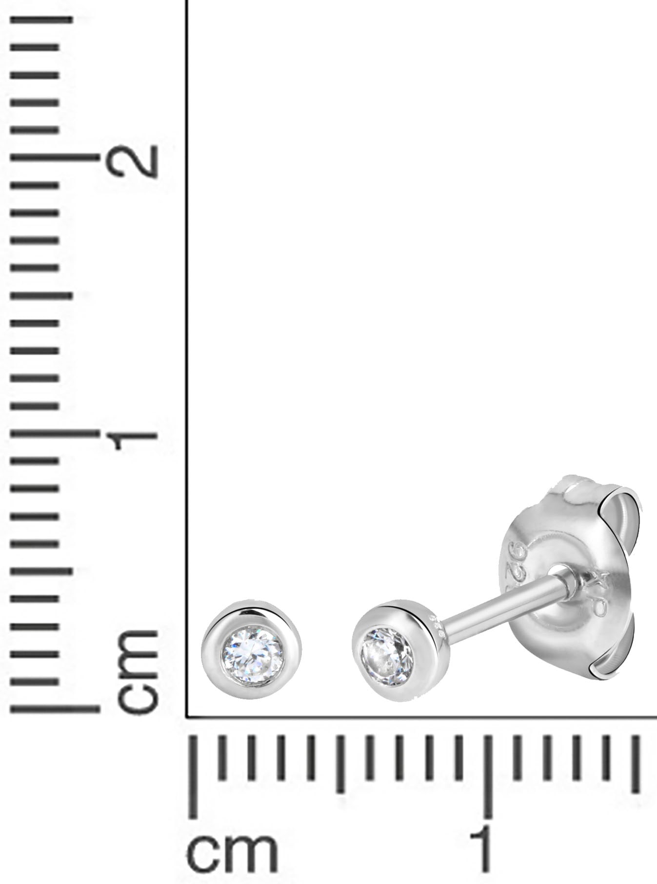 Firetti Paar Ohrstecker »Schmuck Geschenk Silber 925 Ohrschmuck« mit Zirkonia (synth.)