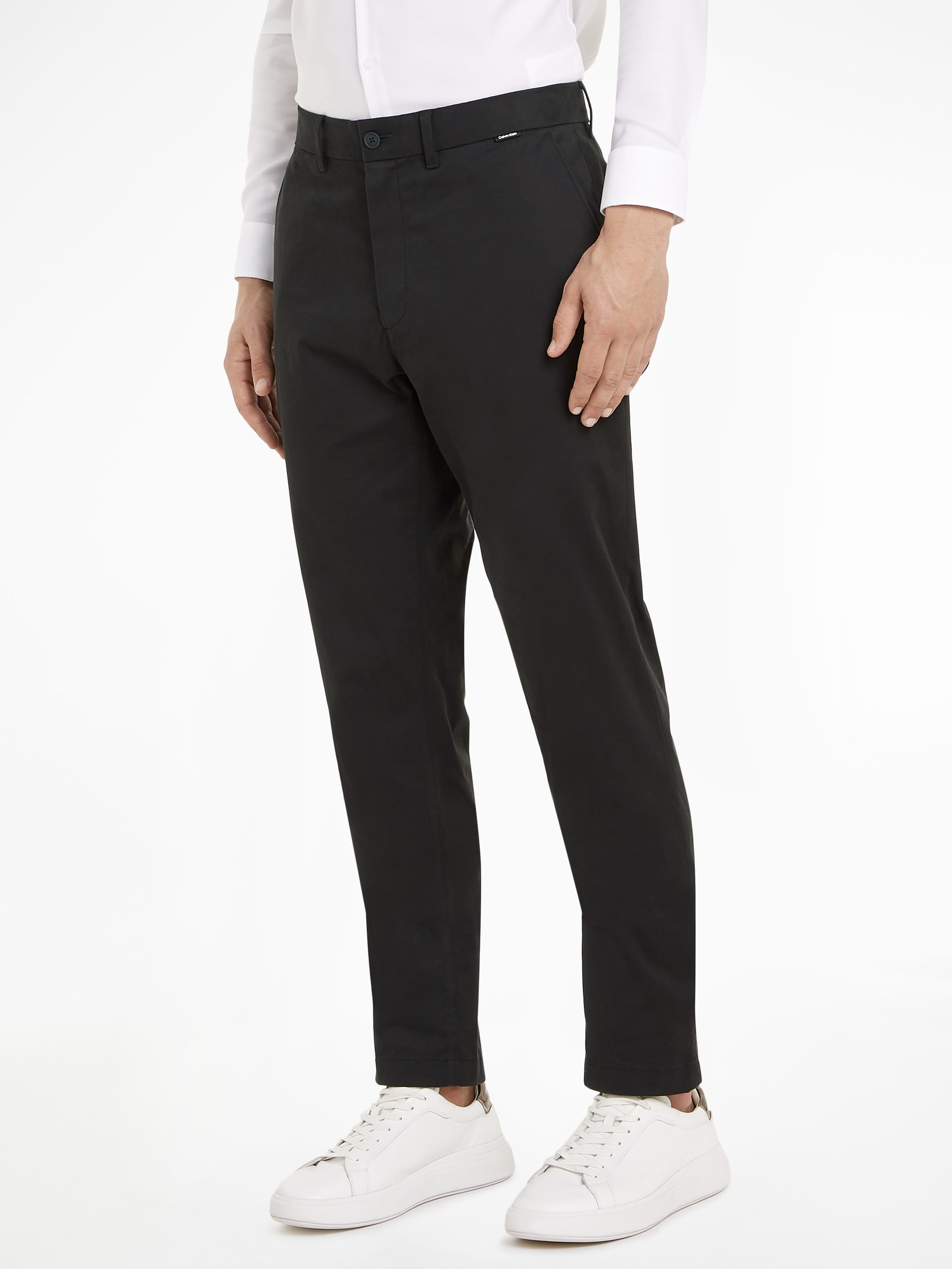 Calvin Klein Chinohose »MODERN TWILL SLIM CHINO«, mit Logoprägung