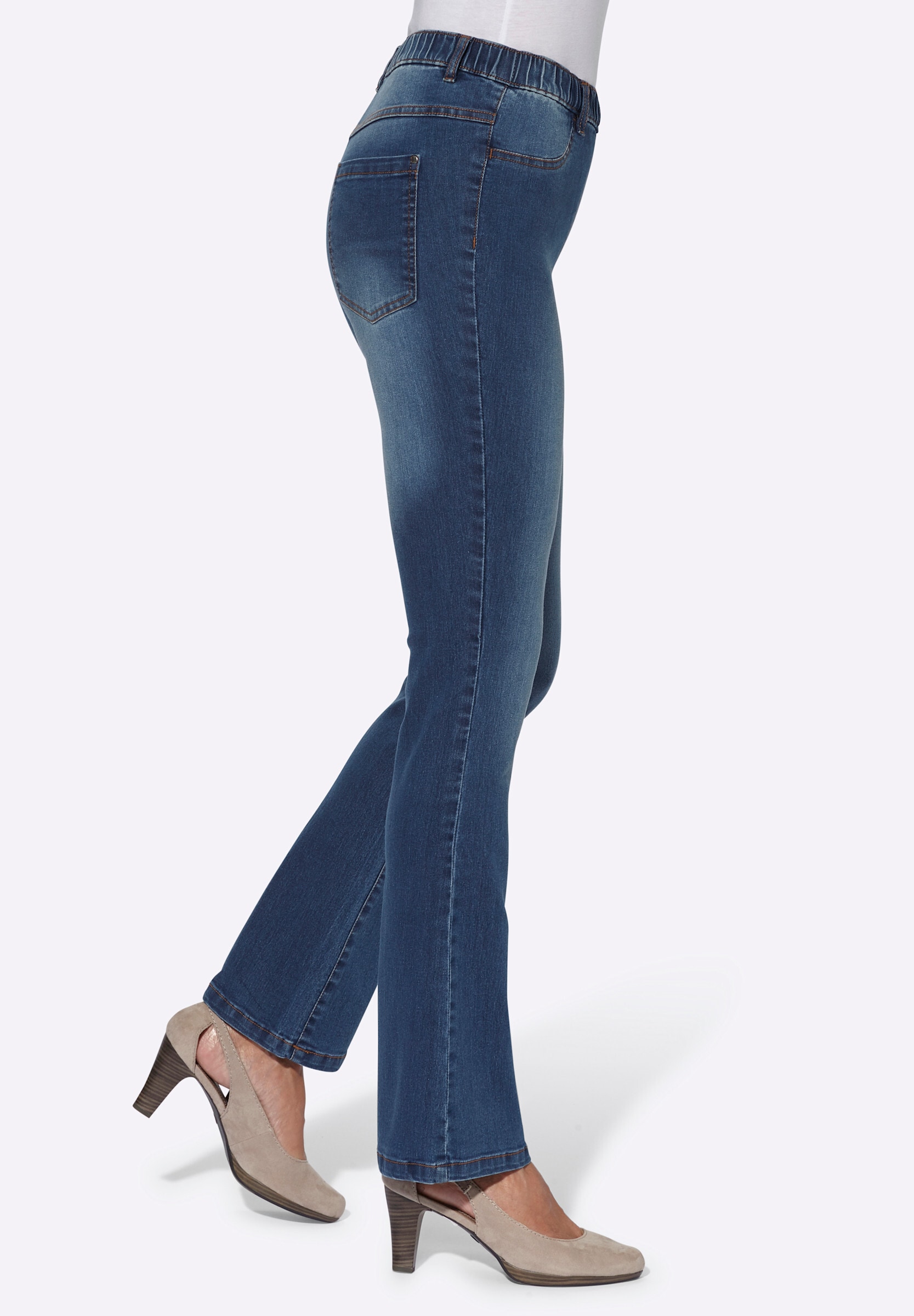 Sieh an! Bootcut-Jeans »Jeans Bootcut-Jeans in Schlupfform«