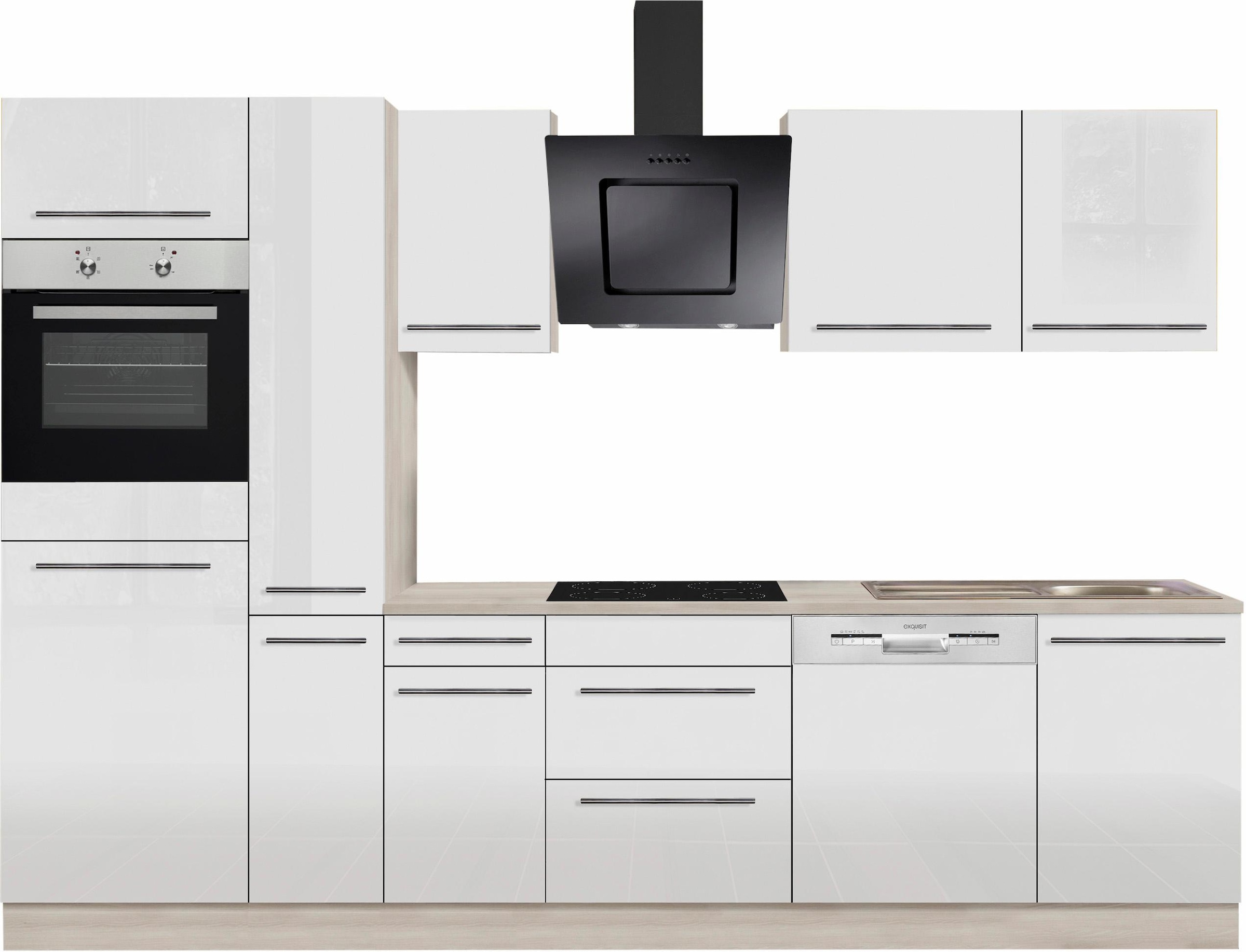 OPTIFIT Küchenzeile »Bern«, Breite E-Geräten wahlweise kaufen mit höhenverstellbare cm, bequem Füße, 300