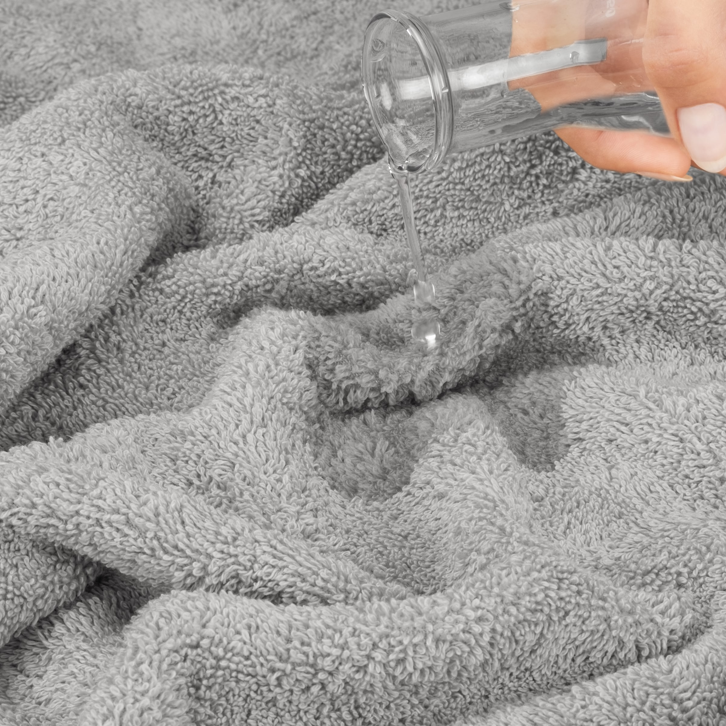 HAMMETEX Handtuch Set »6-teiliges Handtuch Set, 100% Baumwolle, Weich & Saugstark« Set 6 Stk. Frottier mit Bordüre, einfarbig, weich