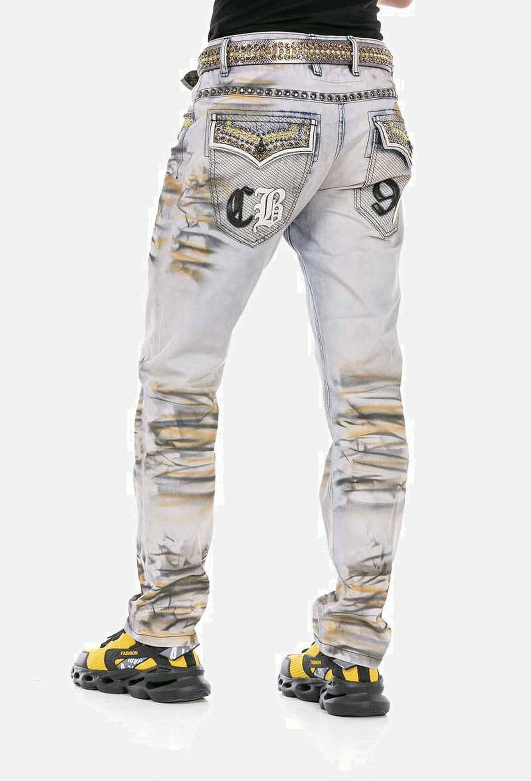 Cipo & Baxx 5-Pocket-Jeans »Cipo & Baxx Jeans« in extravagantem Look, CD733