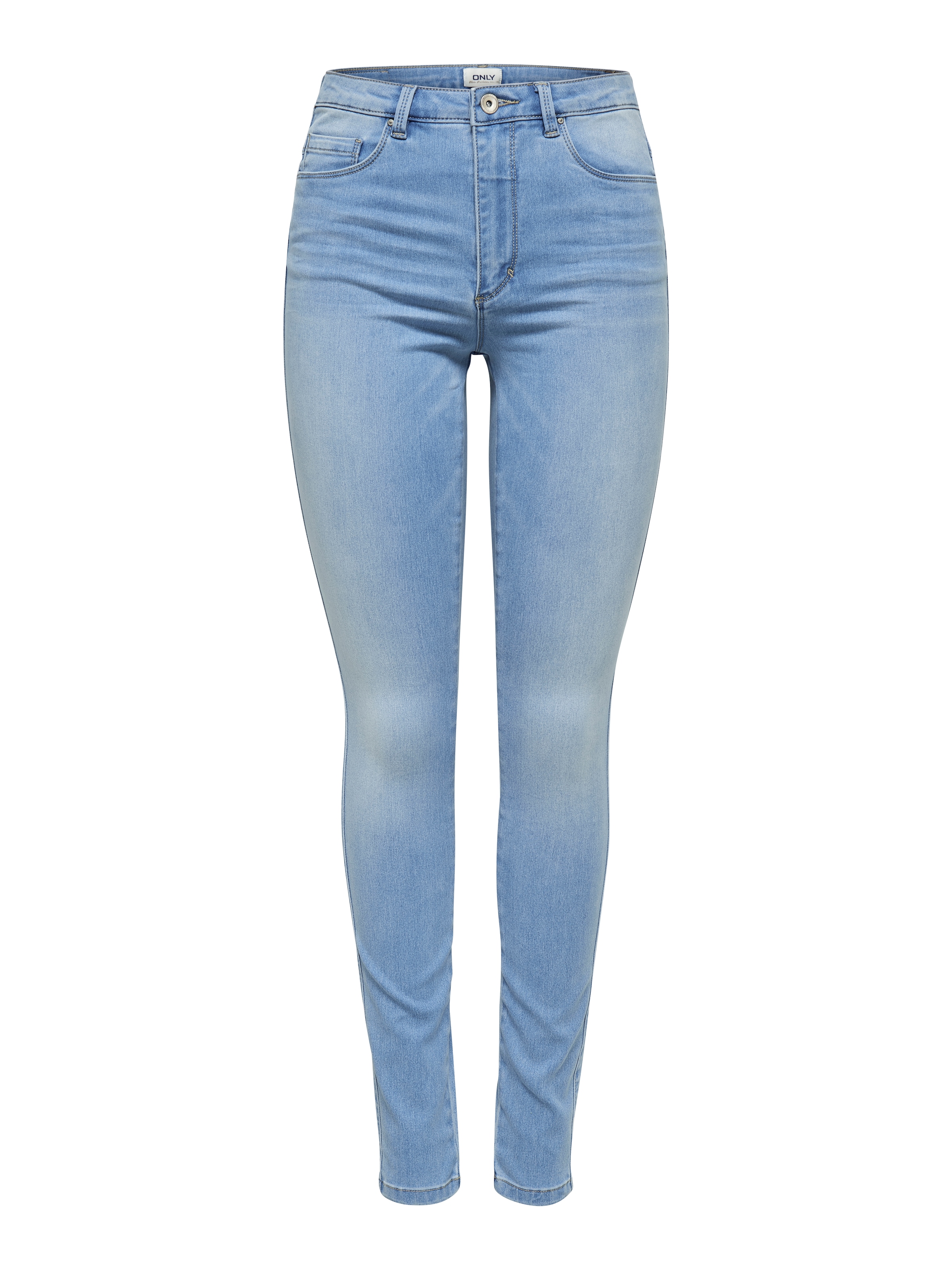 ONLY High-waist-Jeans »ONLROYAL – Skinny-Jeans mit hoher Taille und Abriebeffekt« skinny fit, casual, Denim, Baumwollmischung, Eingrifftaschen