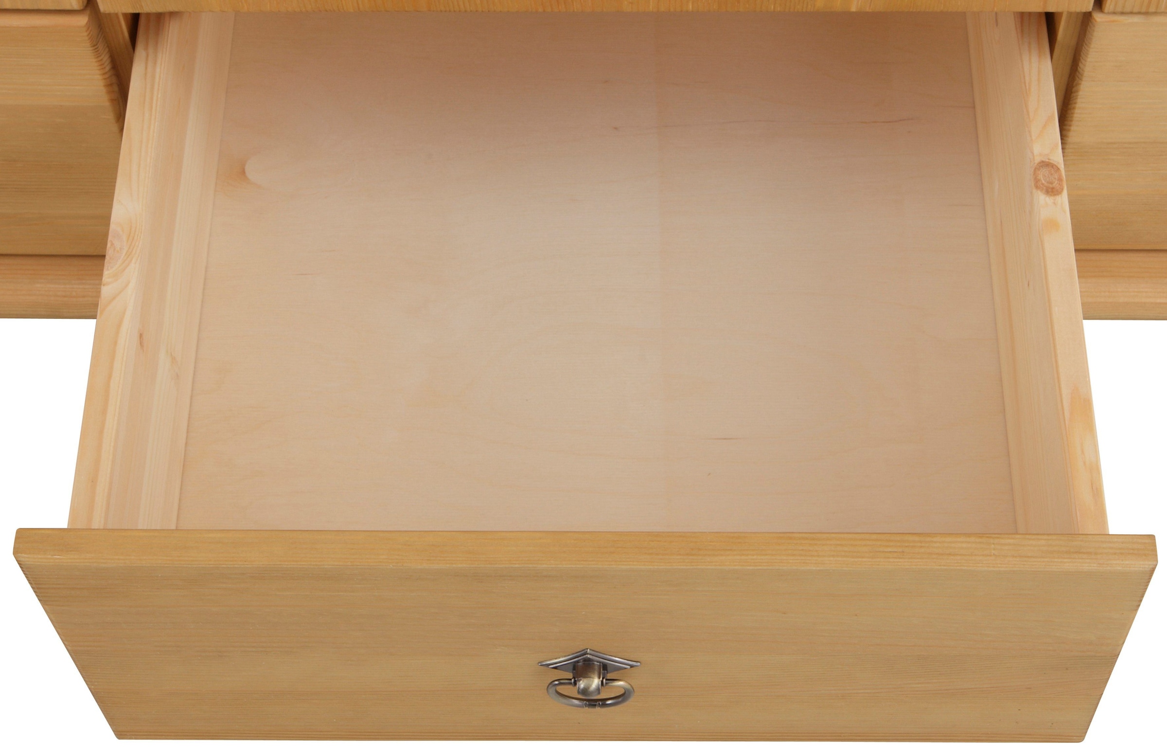 Home affaire Kleiderschrank »Tessin«, Breite 245 cm, Kiefer massiv, Inkl.  Spiegelmitteltüren auf Raten kaufen
