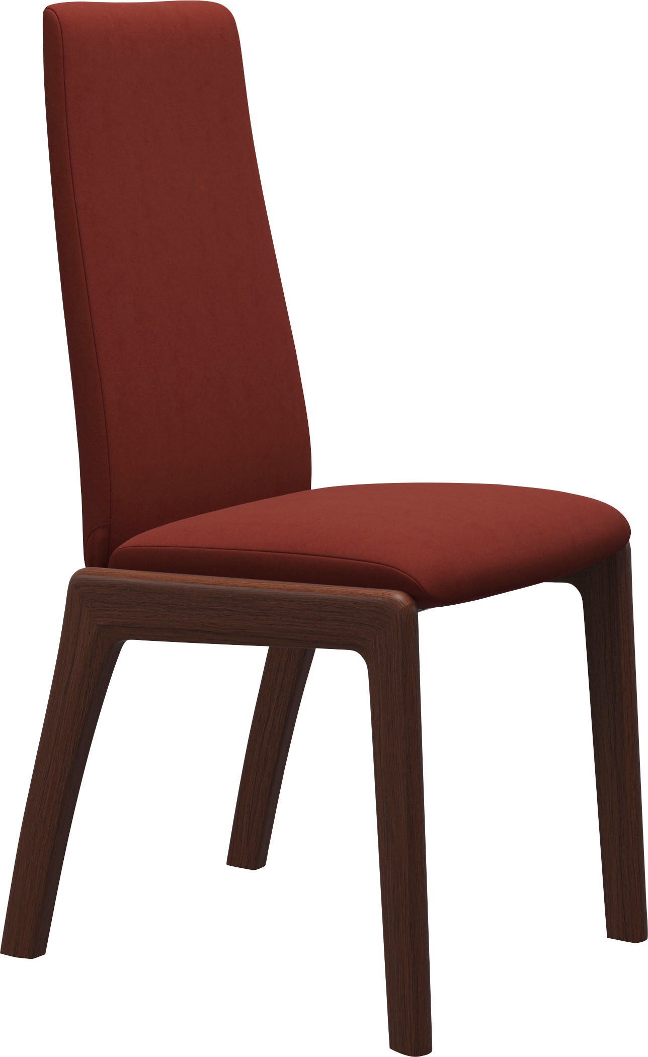 Stressless® Polsterstuhl »Laurel«, Microfaser DINAMICA, High Back, Größe M, mit abgerundeten Beinen in Walnuss