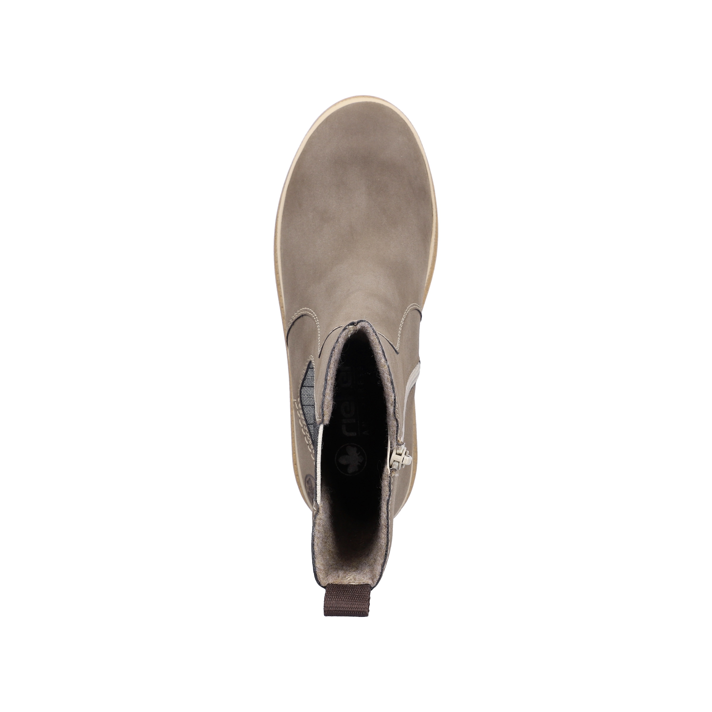 Rieker Chelseaboots  Stiefelette mit Reißverschluss und Profilsohle