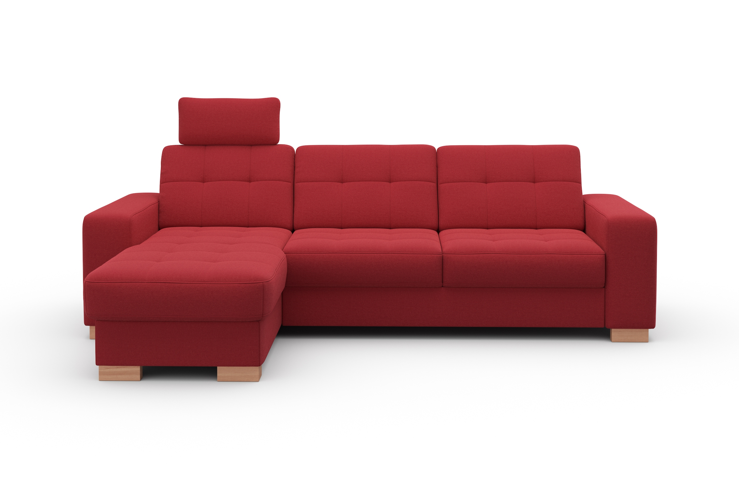 sit&more Ecksofa »Quincy L-Form«, wahlweise mit Bettfunktion und Bettkasten
