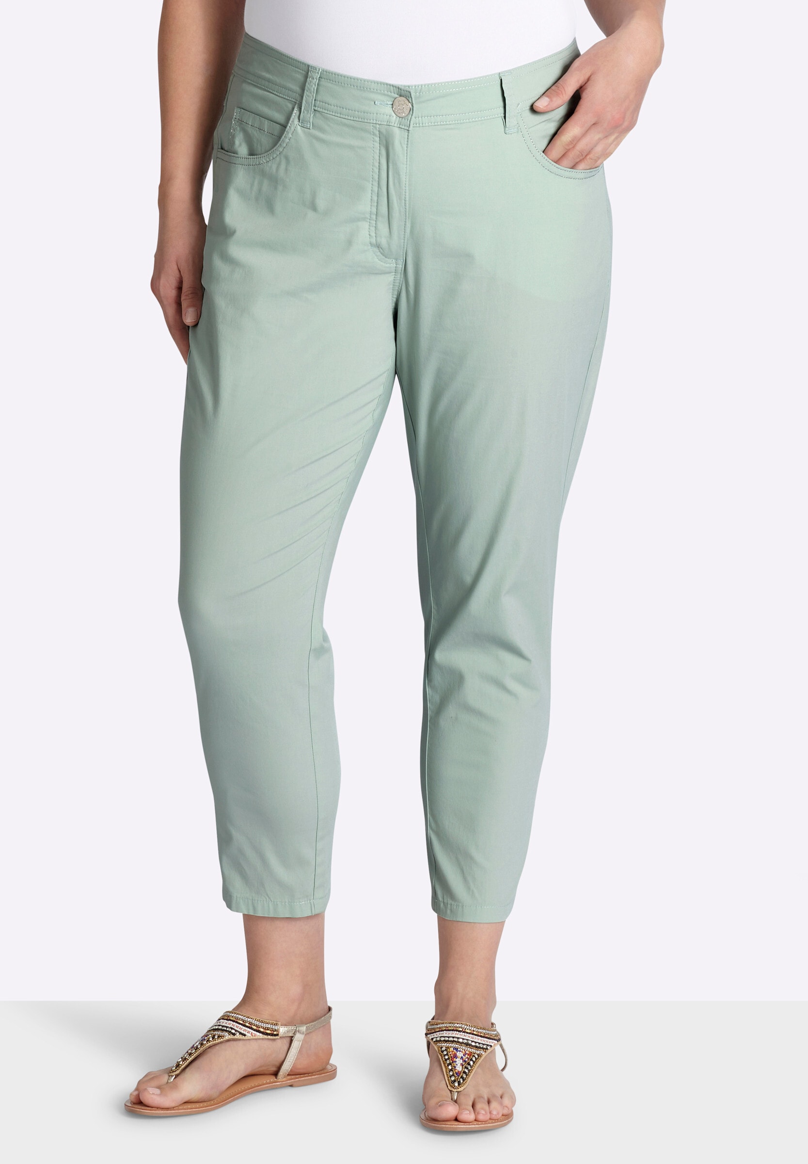 Sheego 5-Pocket-Hose »7/8-Hose 7/8-Hose im Curvy-Schnitt SUSANNE«