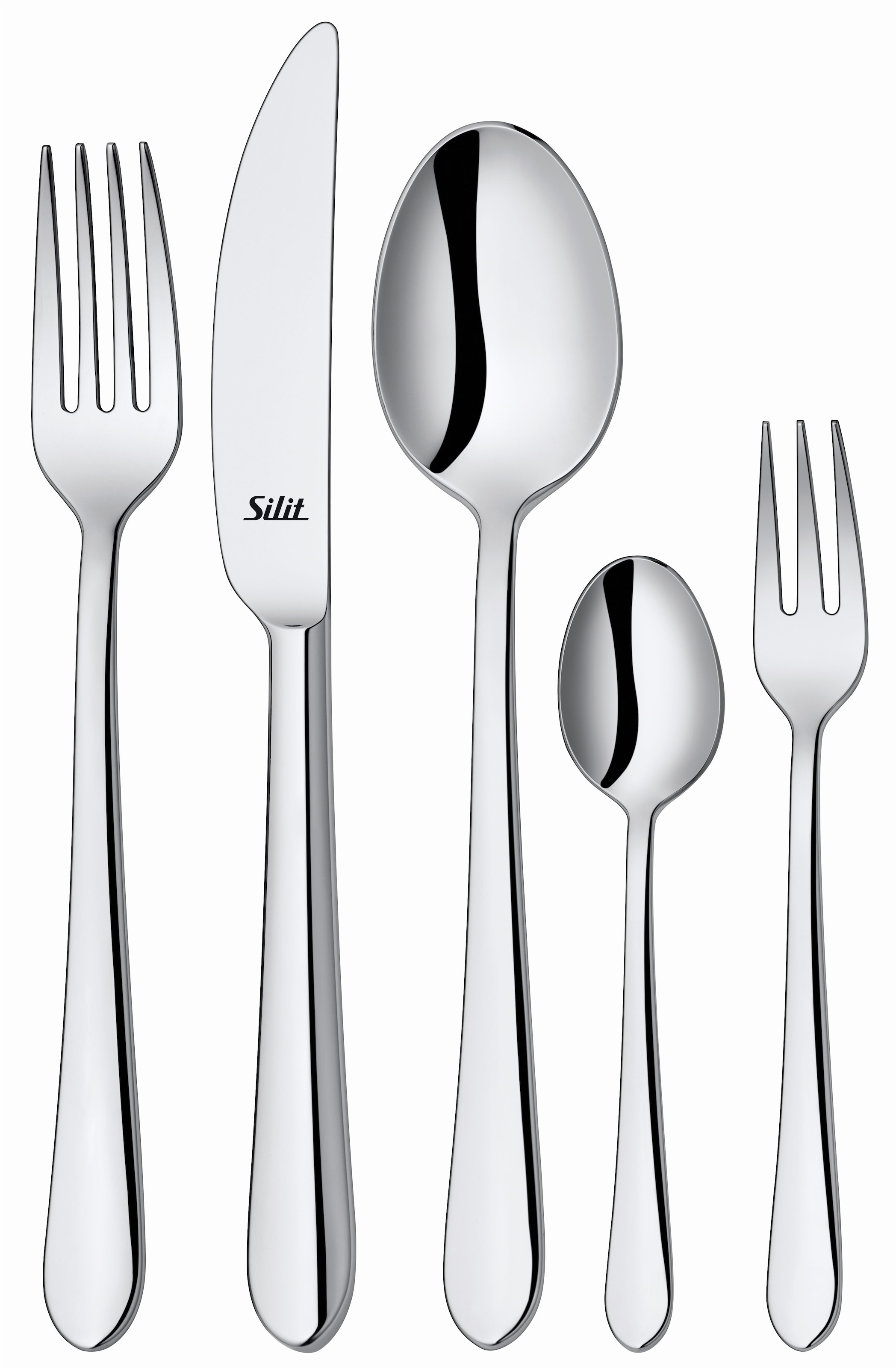 Silit Besteck-Set »Midi«, (Set, 30 tlg.), Solide Monobloc Tafelmesser, poliert