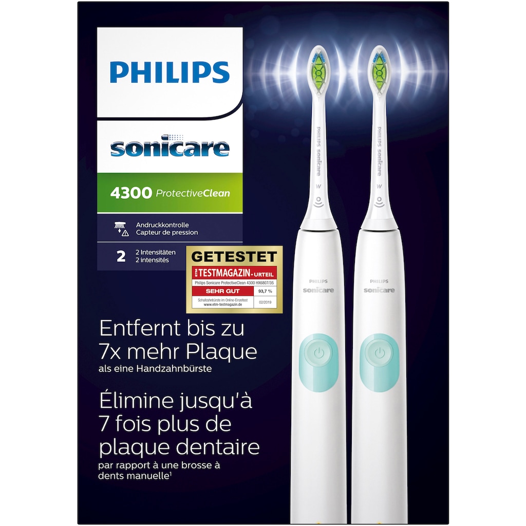 Philips Sonicare Elektrische Zahnbürste »HX6807/35«, 2 St. Aufsteckbürsten