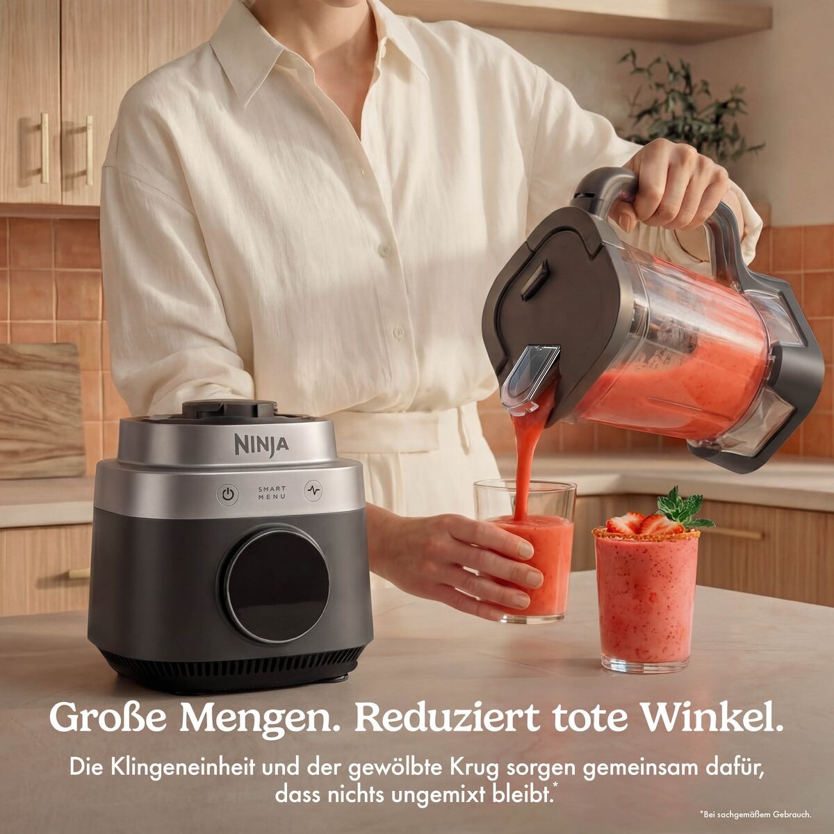NINJA Standmixer »LB401EUBK Ninja CrushBOSS 3-in-1-Küchensystem« 1200 W mit Food Processor und Becher