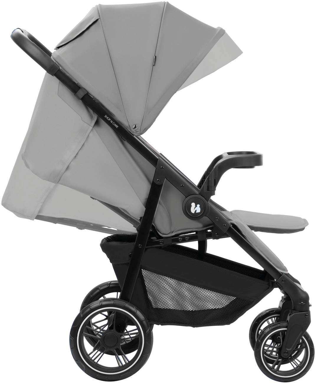 Hauck Kinder-Buggy »Shop N Care, Grey«, 22 kg, bis 22 kg belastbar; kompatibel mit Babyschale