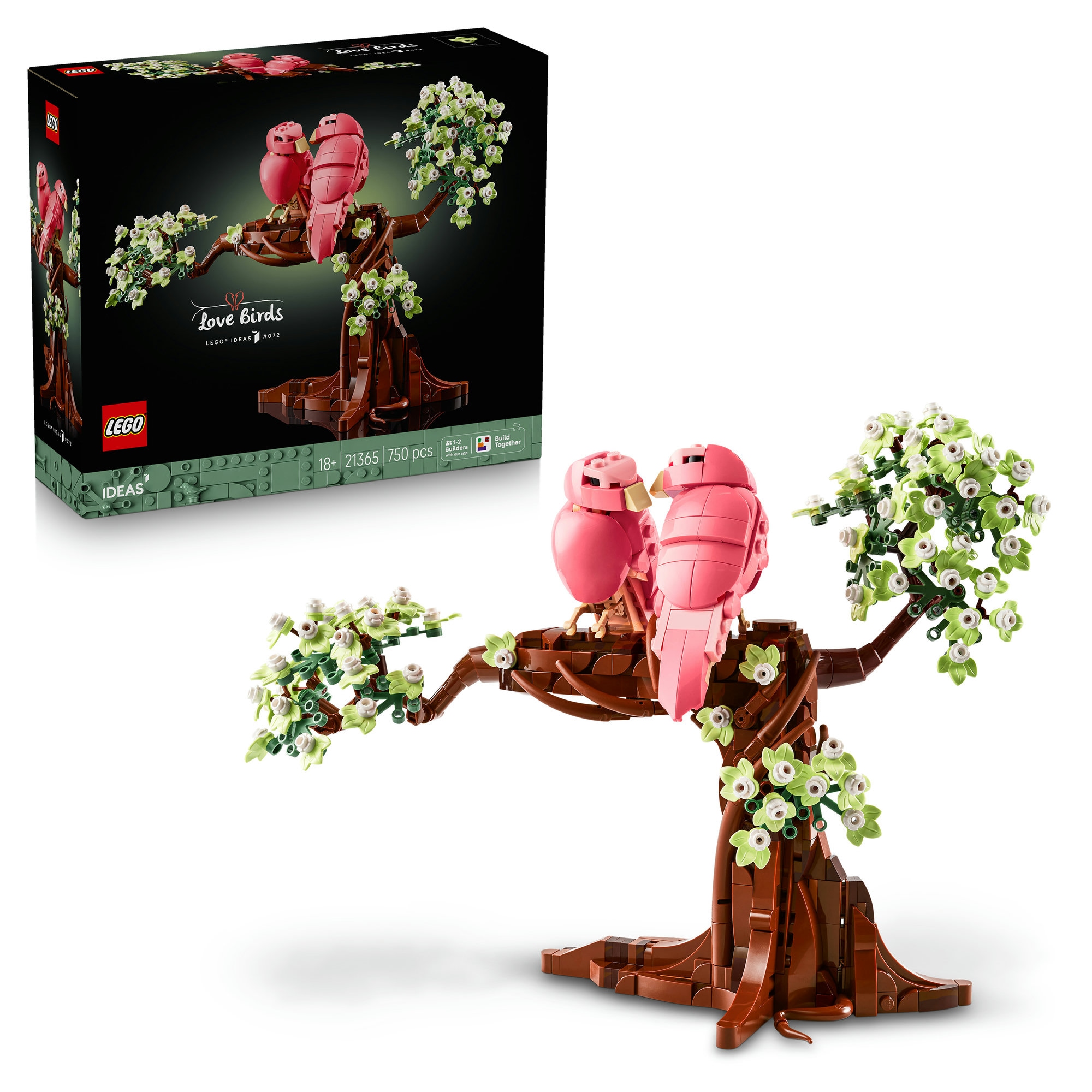 LEGO® Konstruktionsspielsteine »Turteltauben (21365), LEGO Ideas« Exklusives Set