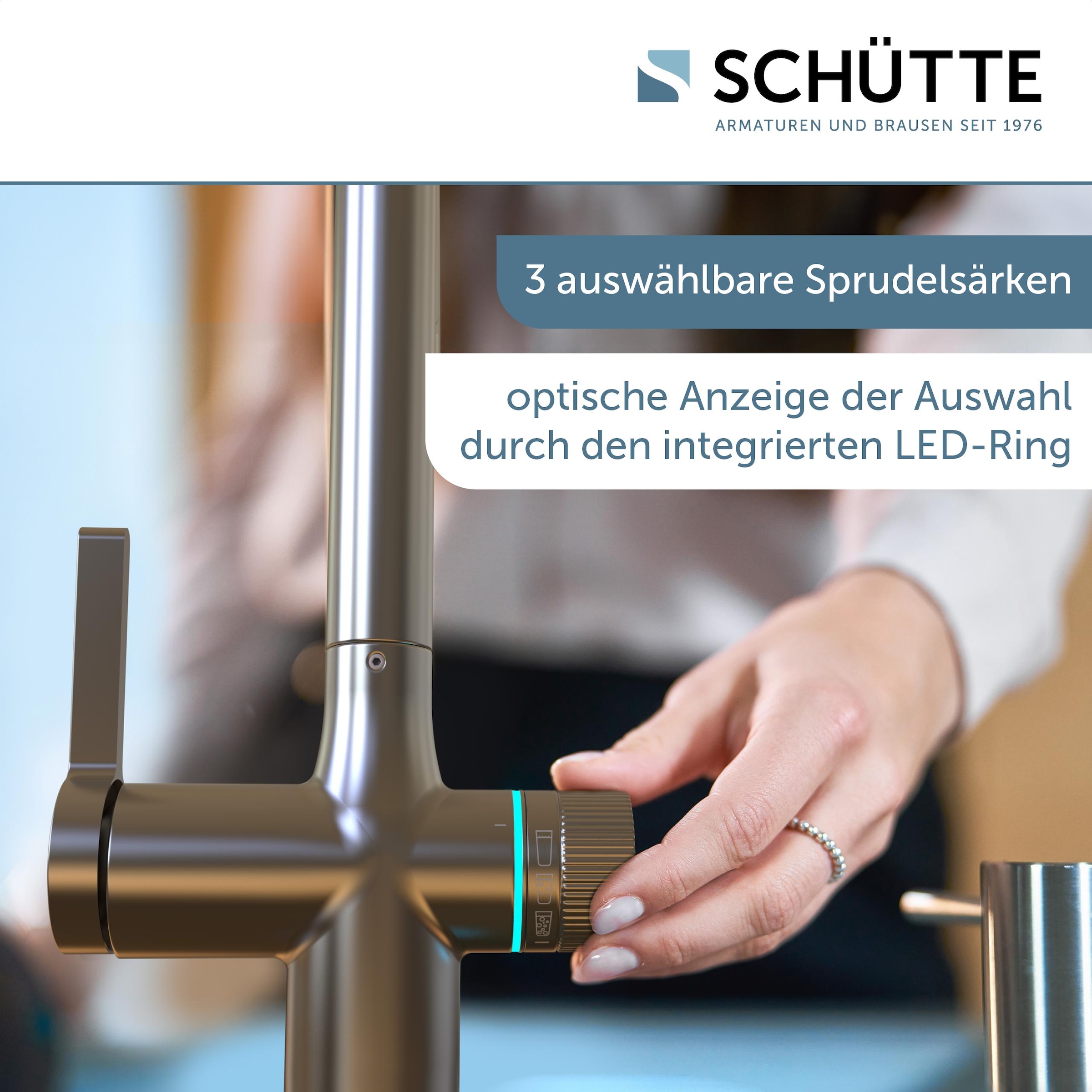 Schütte Küchenarmatur »"AQUADUCT" Sprudelwasser-Spültischarmatur« mit Kühlsystem, Filter, Filterkopf und handelsüblicher CO2-Kartusche