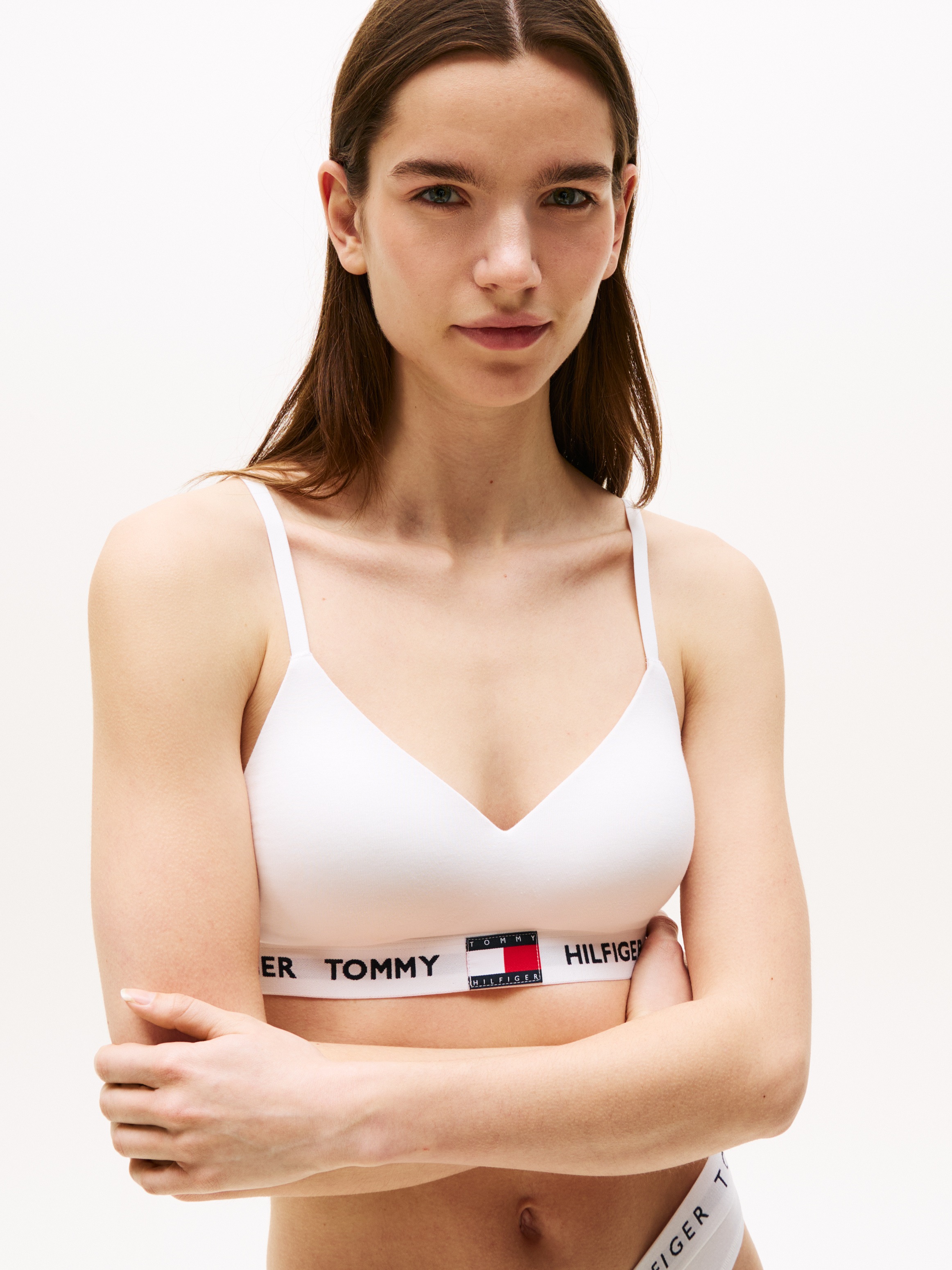 Tommy Hilfiger Underwear Bralette-BH »BRALETTE LIFT« mit kontrastfarbenen Details, mit Logoschriftzug