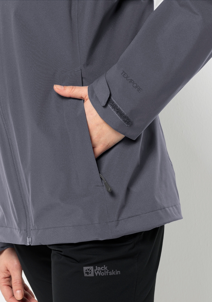 Jack Wolfskin Funktionsjacke »ROBURY 2L JKT W«, mit Kapuze