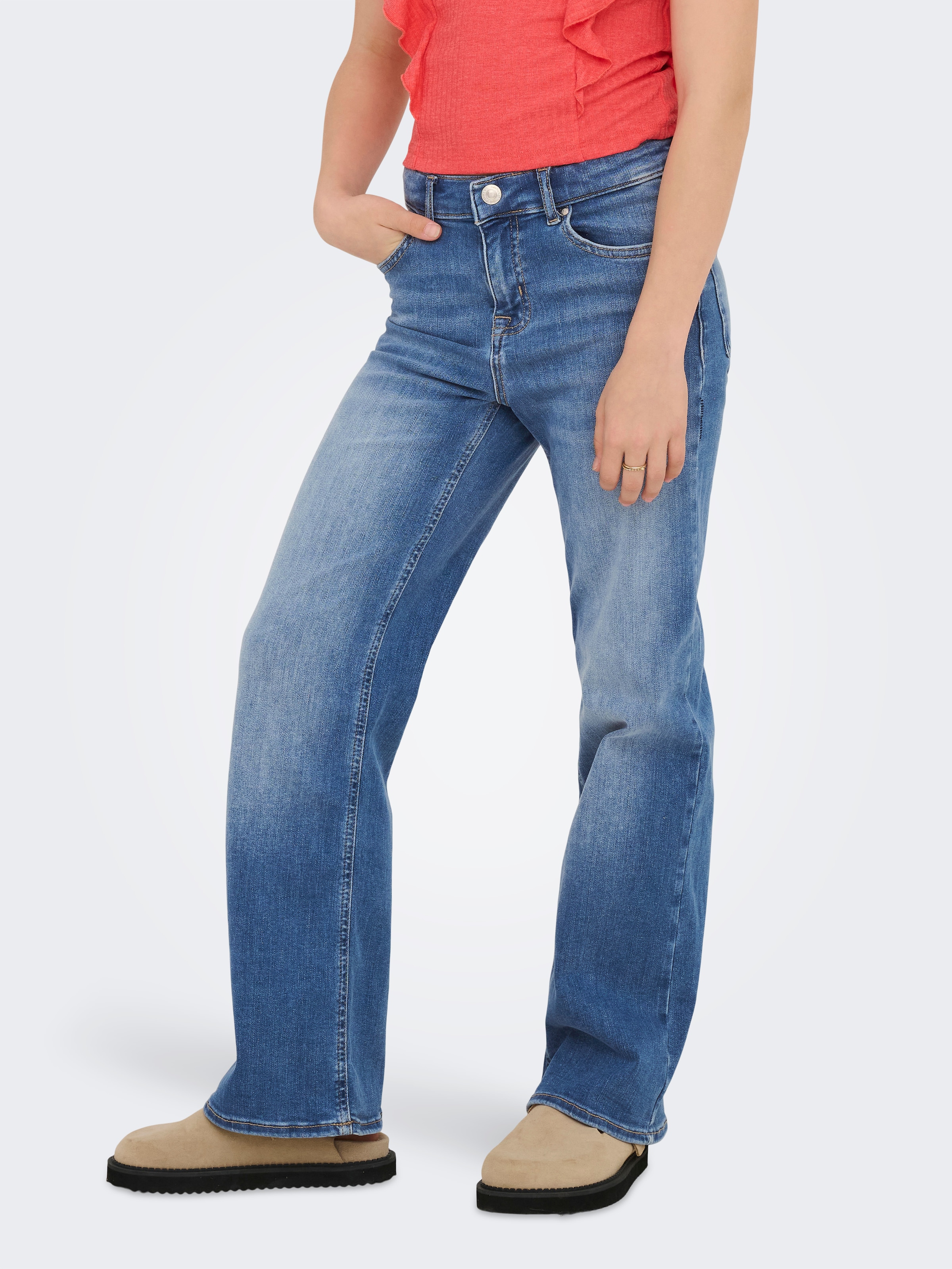 KIDS ONLY Weite Jeans »KOGMADISON BLUSH WIDE DNM CRO37 NOOS«