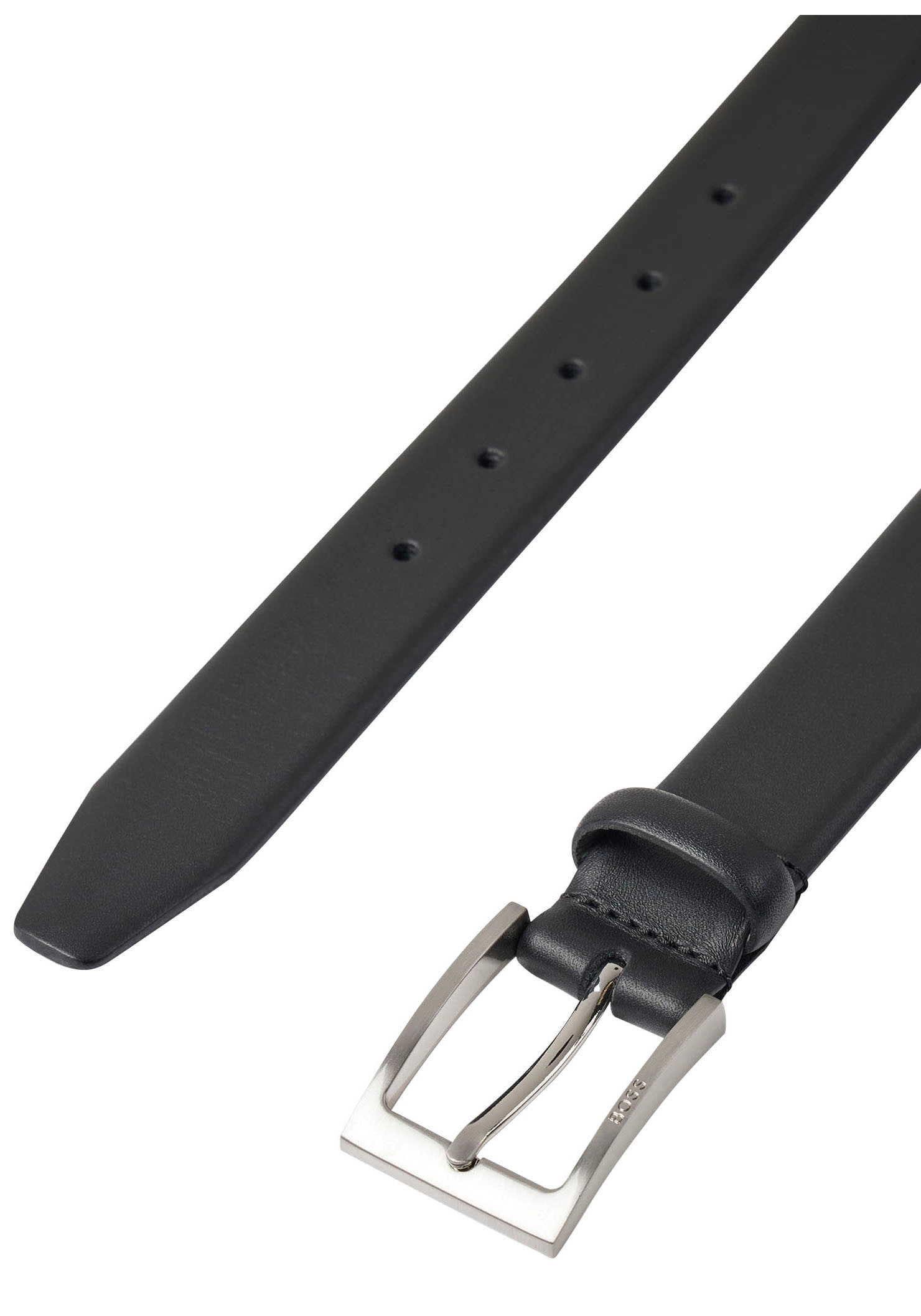 BOSS Ledergürtel aus Nappaleder mit Logo-Schliesse