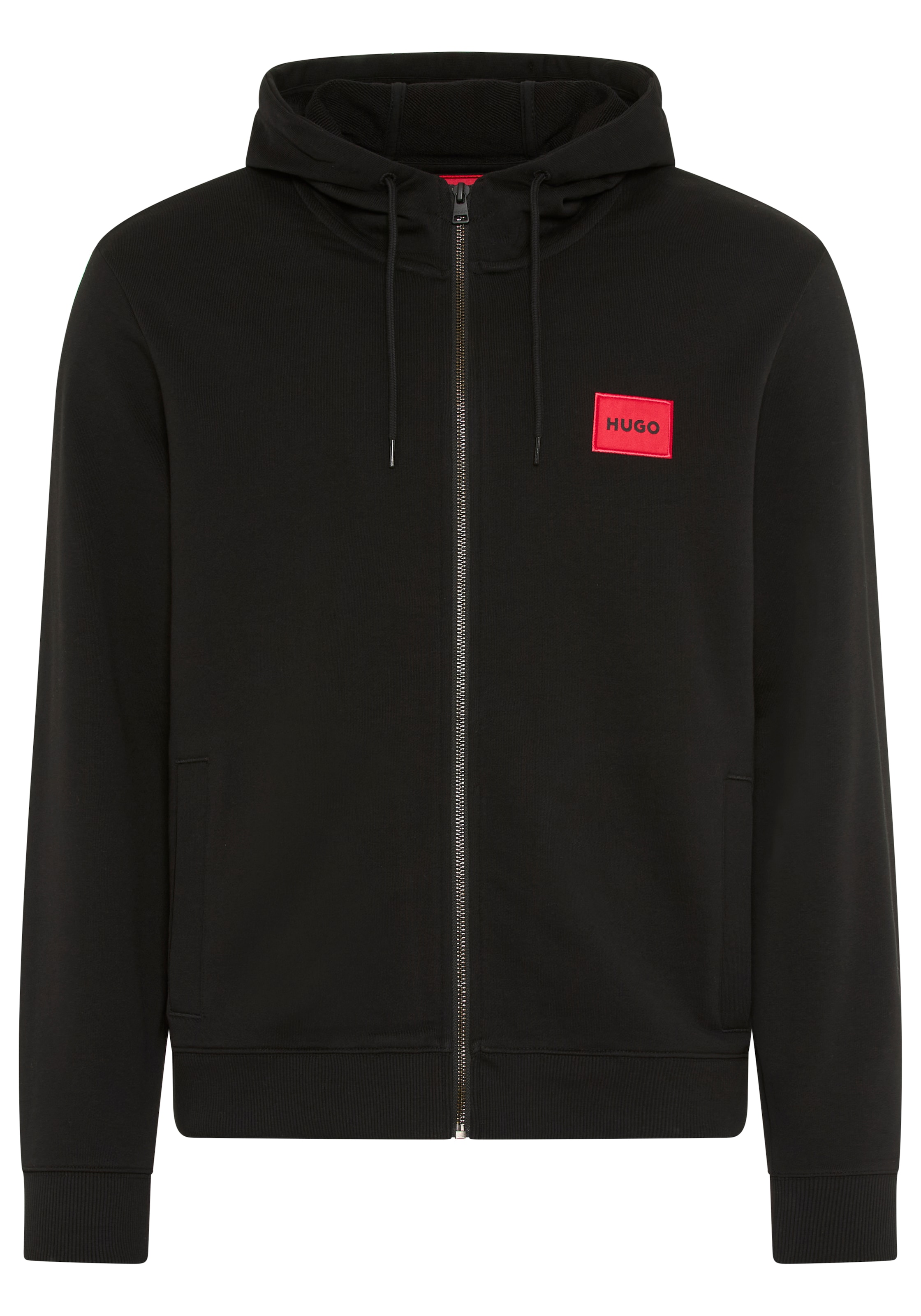 HUGO Kapuzensweatjacke »Daple« Kapuze mit Kordelzug, Regular Fit, HUGO Weblabel