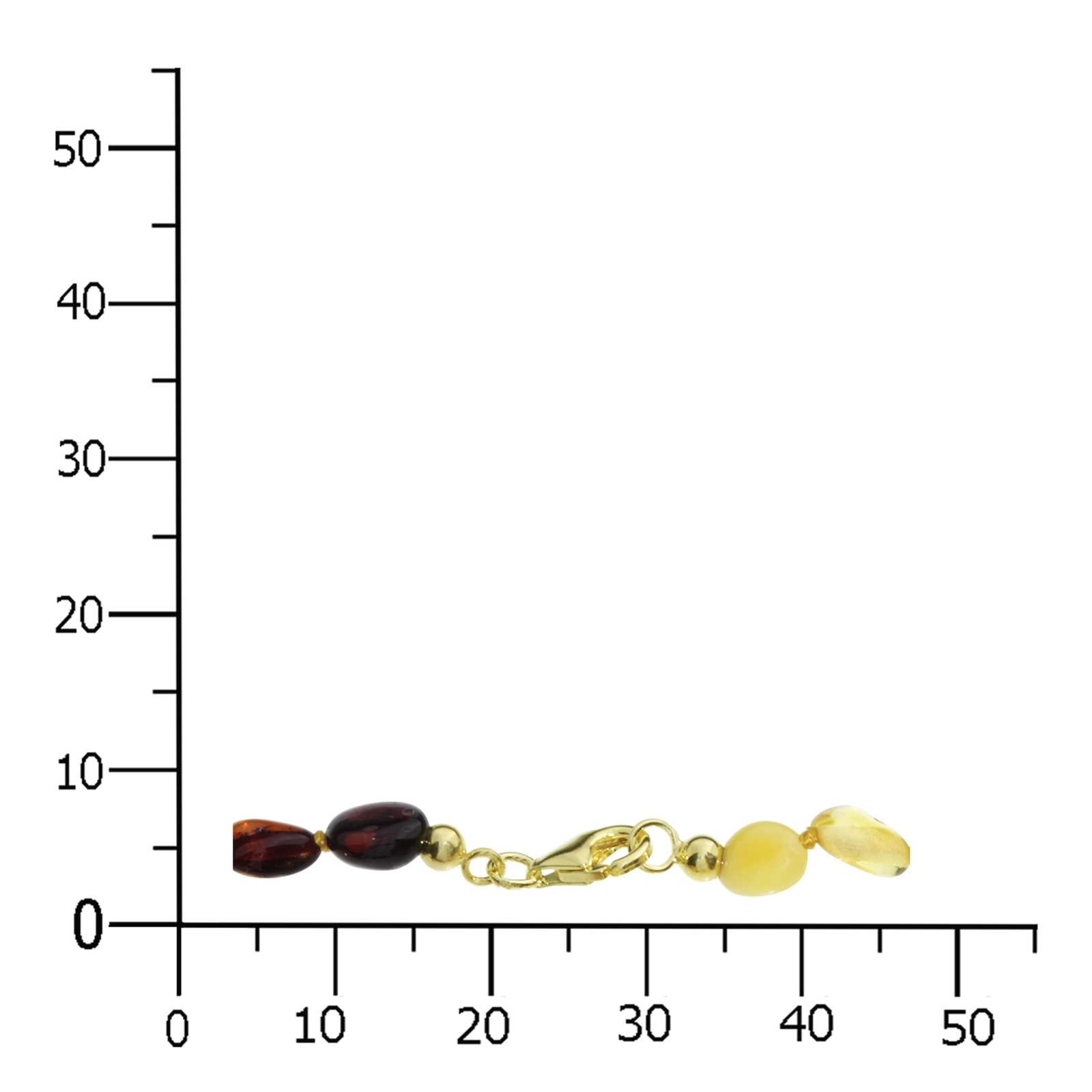 OSTSEE-SCHMUCK Kette ohne Anhänger »- Tocessa - Bernstein - ,«