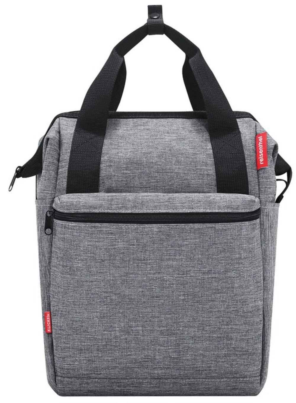 KlickFix Gepäckträgertasche »Gepäckträgertasche ROOMY GT, twist silver«