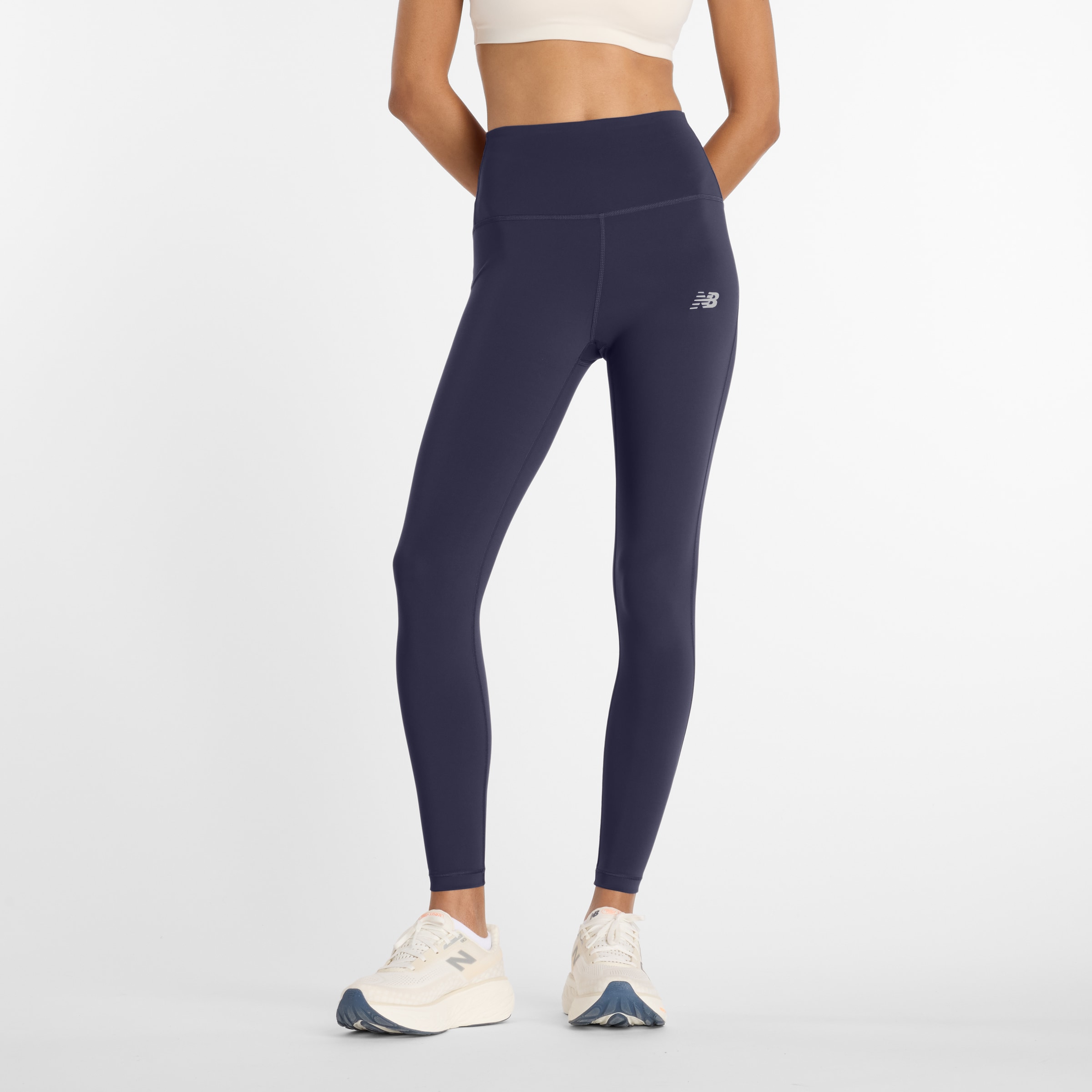 New Balance Lauftights »Sleek High Rise Legging 25"«  für Laufen, mit hohem Bund