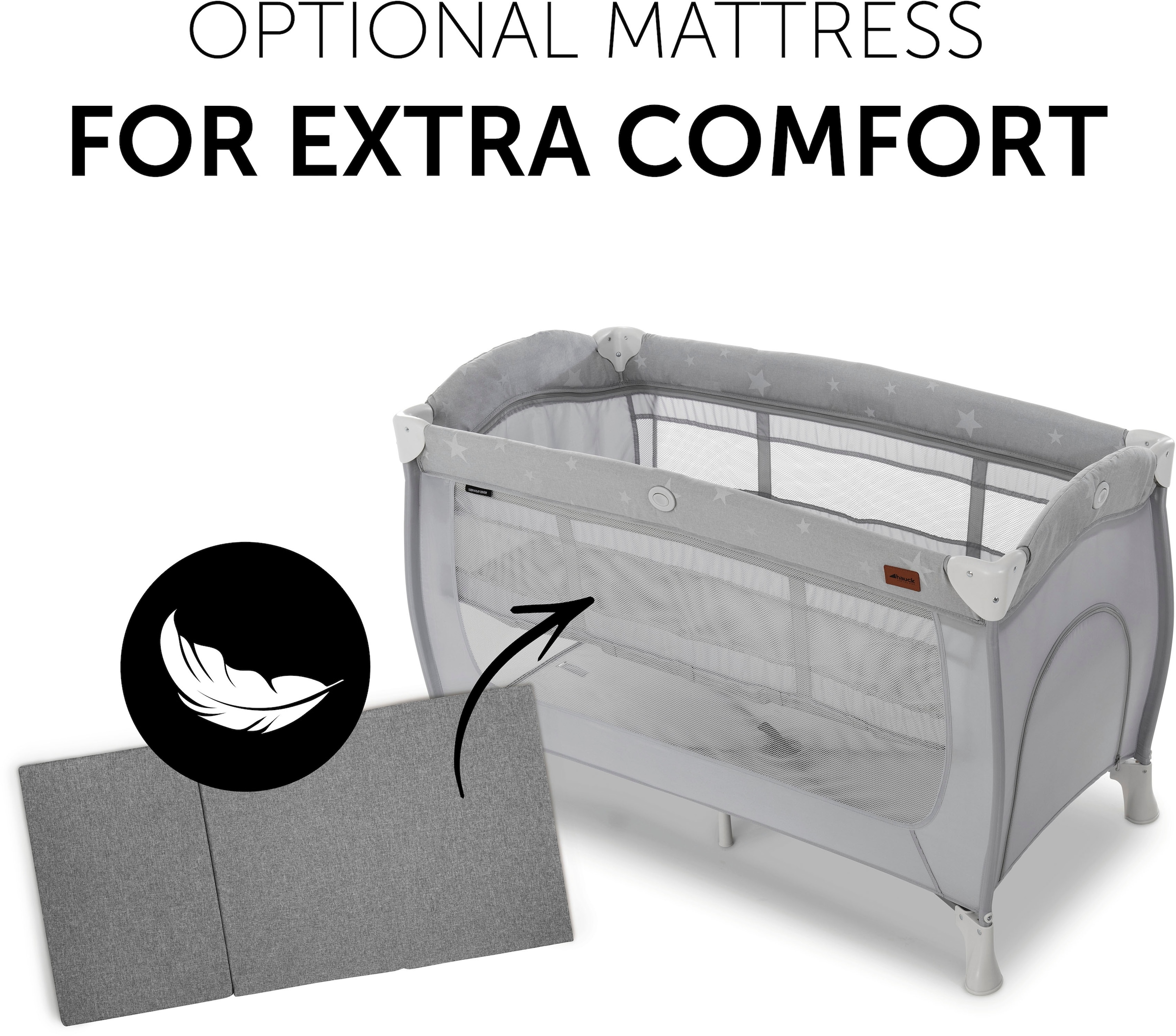 Hauck Baby-Reisebett »Sleep'N Play Center, Stars«, inkl. Transporttasche
