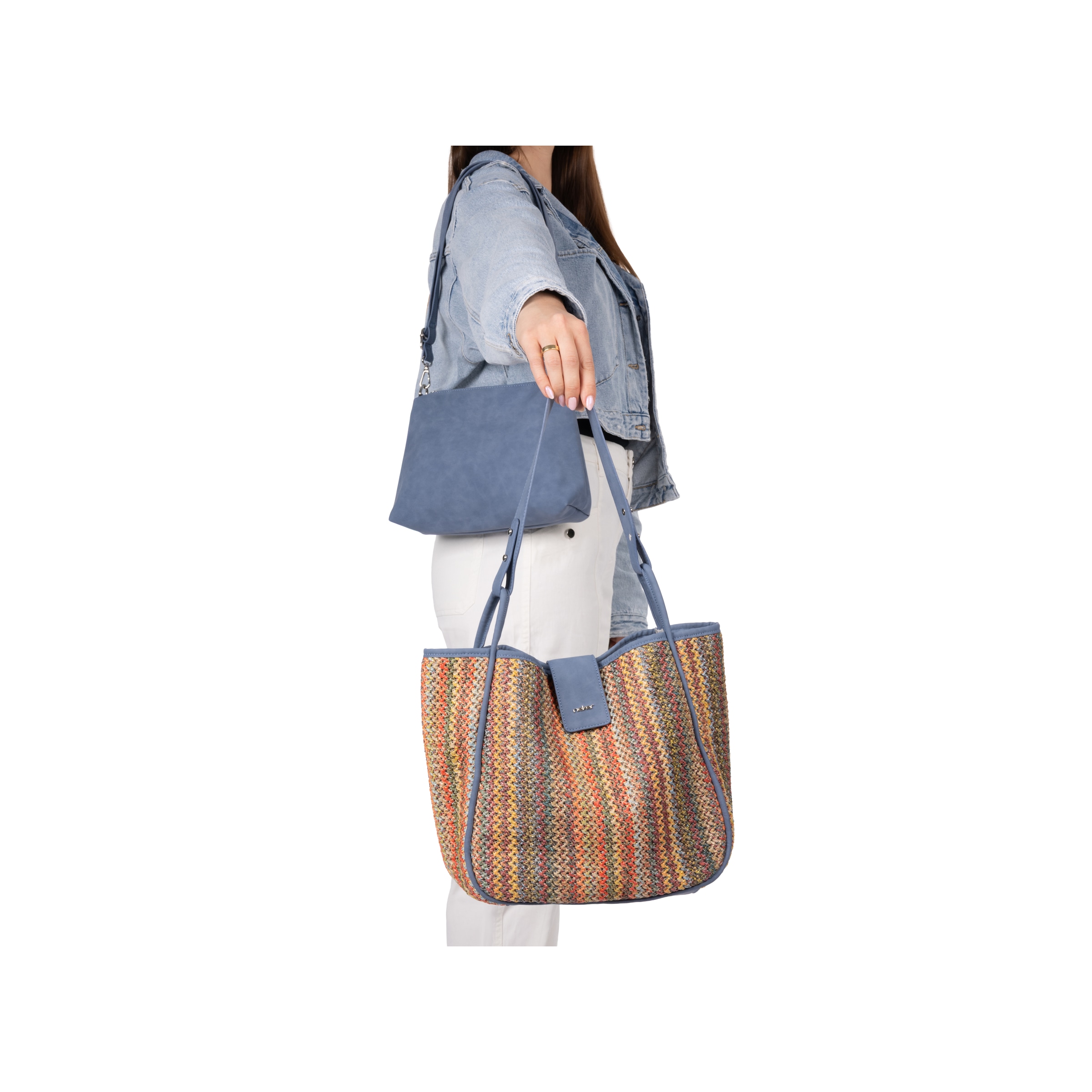 Rieker Shopper Set 2tlg, mit herausnehmbarer Innentasche, Umhängetasche