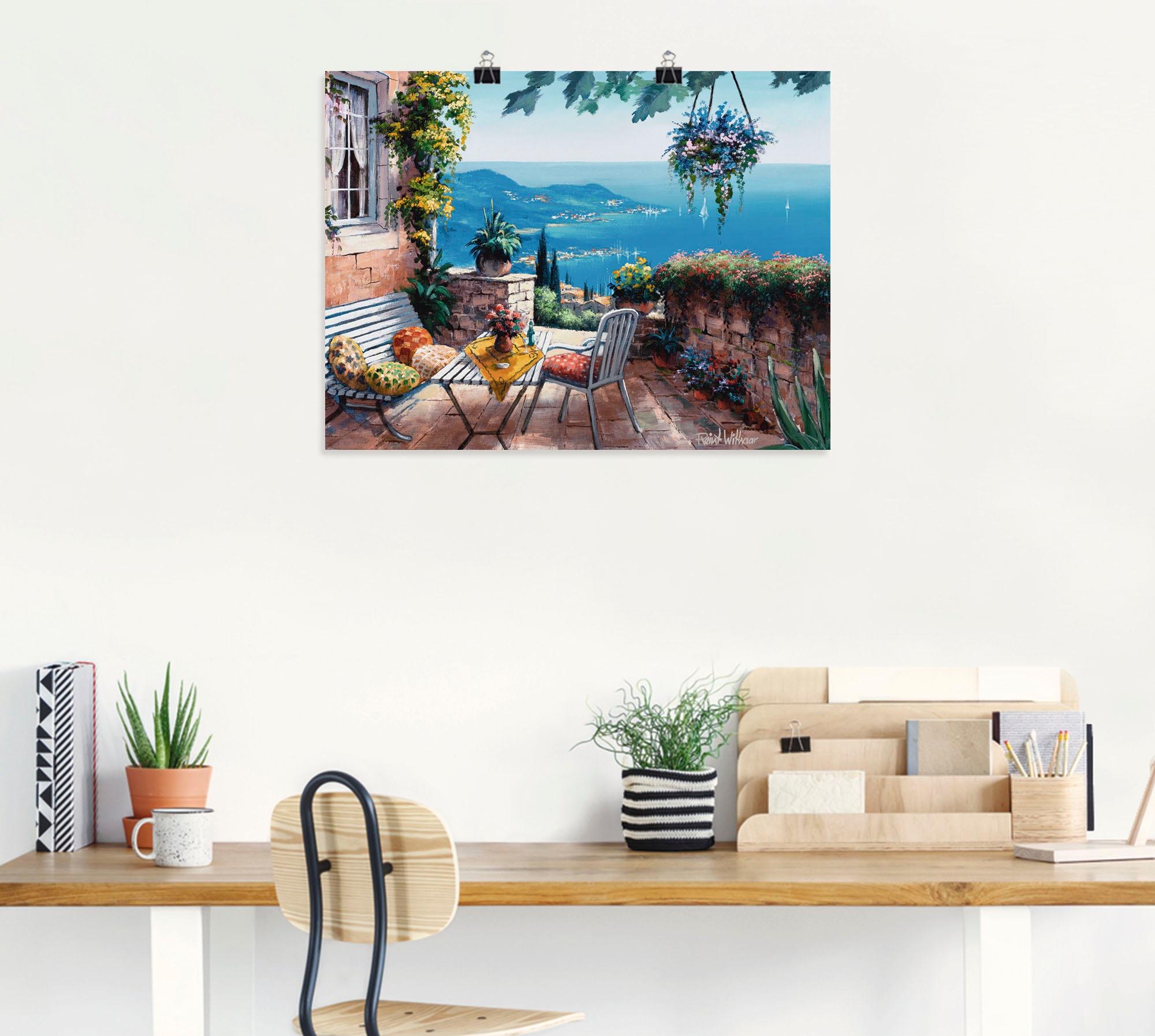 Artland Wandbild »Zeiten der Ruhe«, Garten, (1 St.), als Leinwandbild,  Wandaufkleber oder Poster in versch. Größen bequem kaufen