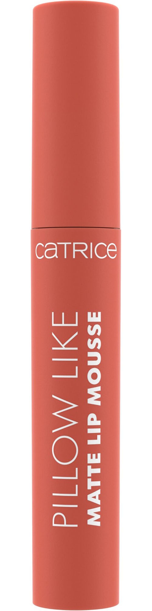 Catrice Lippenstift »Pillow Like Matte Lip Mousse«, Zarter Orangeton mit einem matten Finish, leichte mousseartige Textur