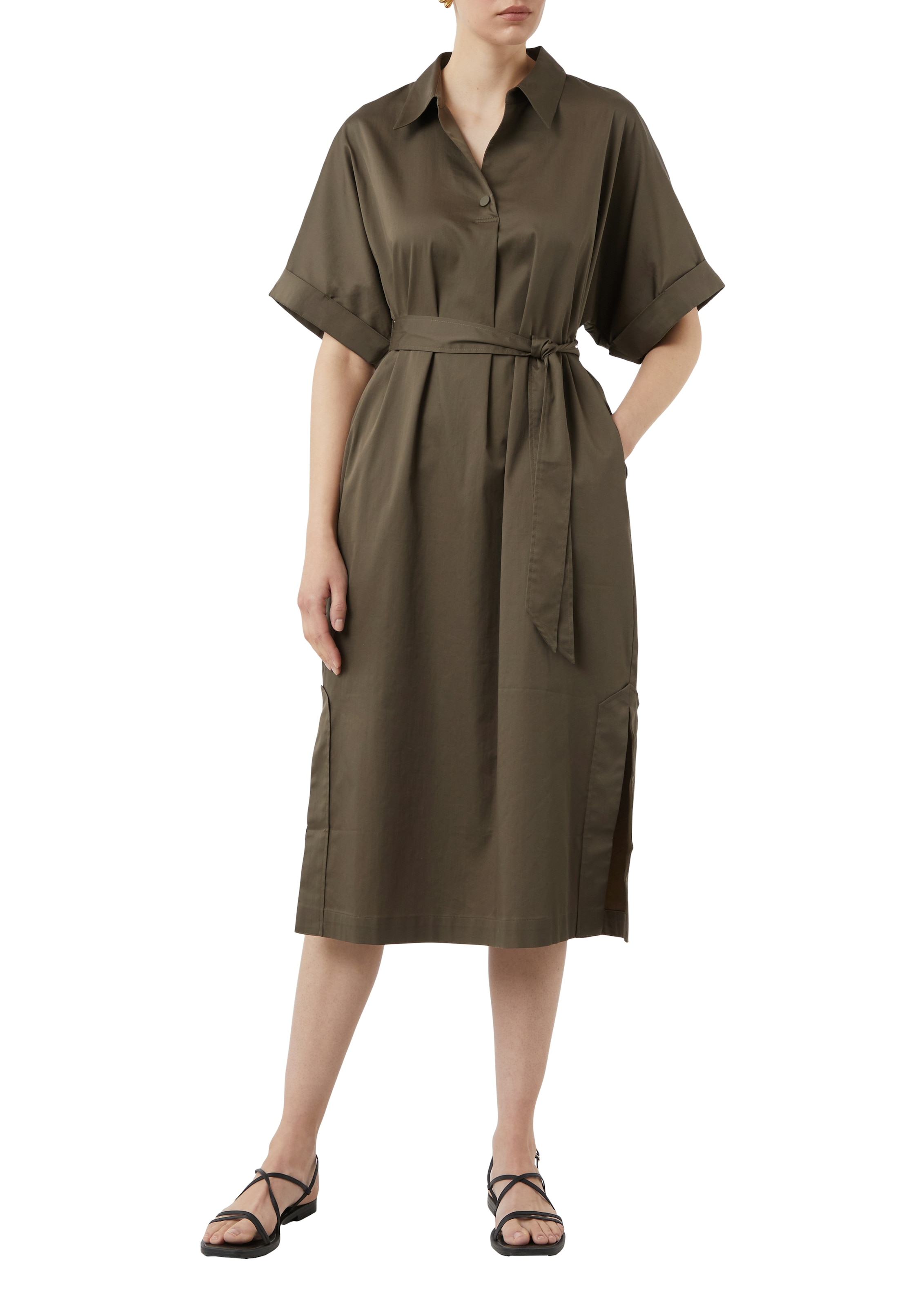 Comma Sommerkleid, mit Bindegürtel