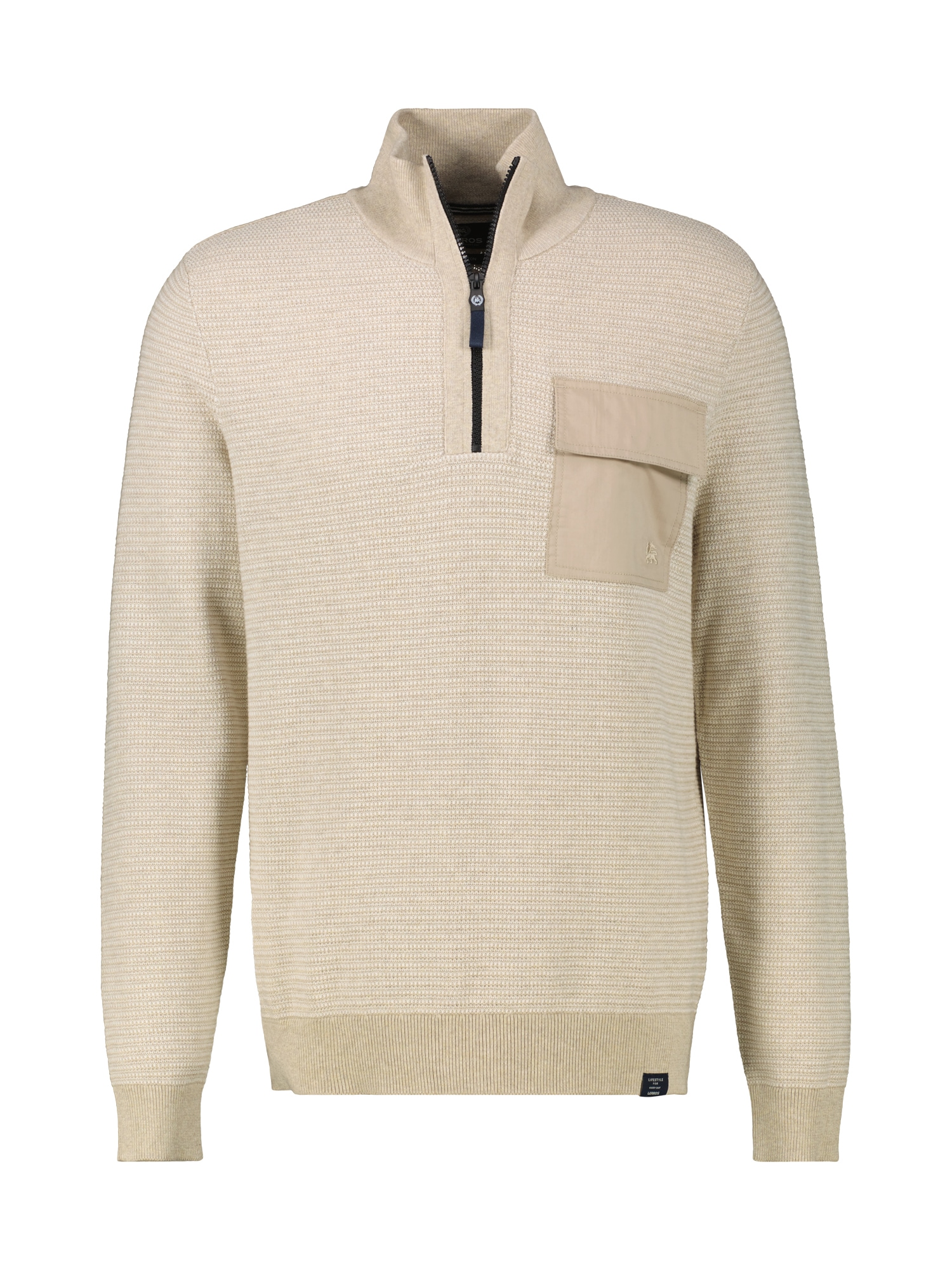 LERROS Strickpullover »LERROS Stricktroyer in Strukturstrick«