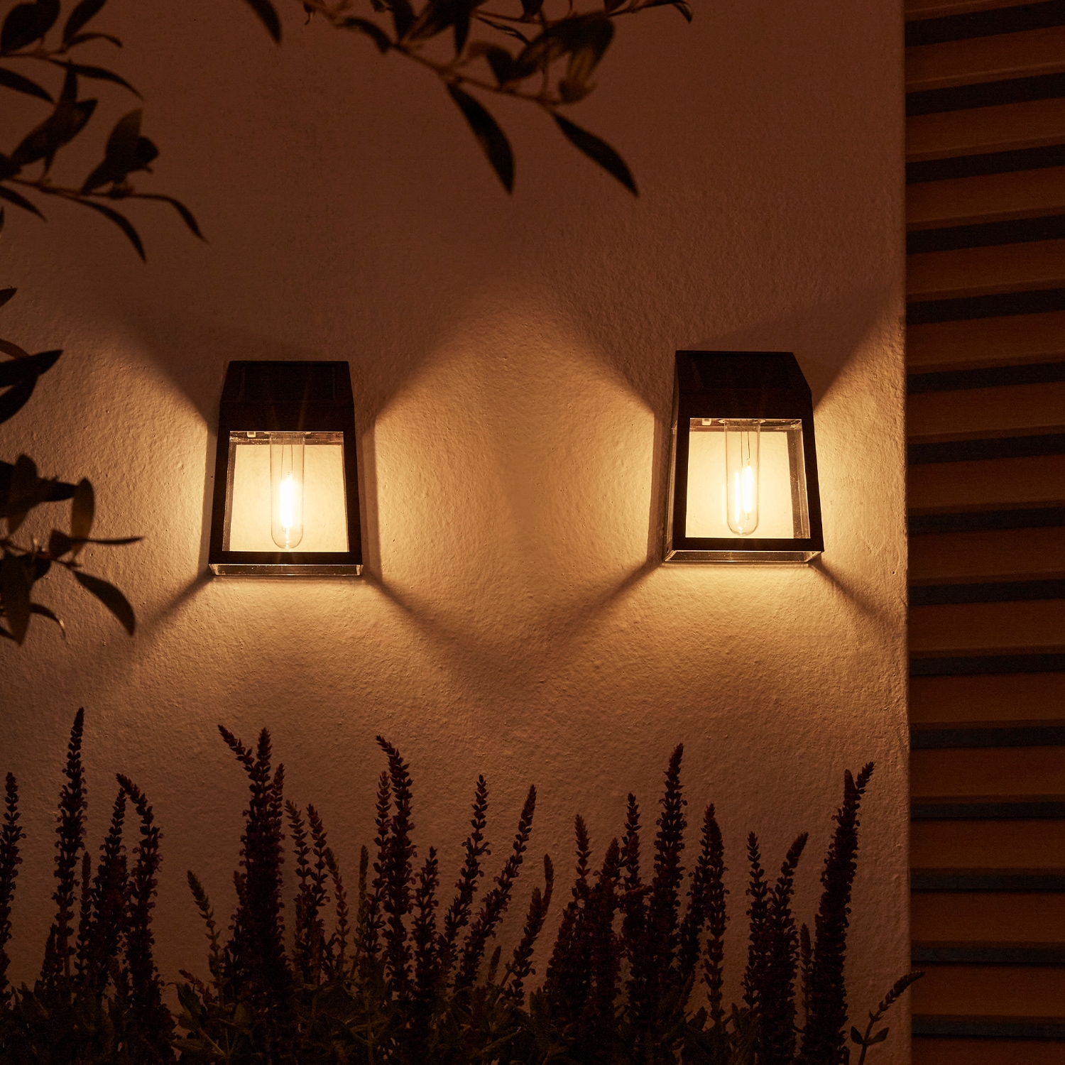 LUXFORM Außen-Wandleuchte »Solar-Wandleuchte - Vigo - LED - 3 Stück«, Leuchtmittel LED-Modul | LED fest integriert, Solarbetrieben