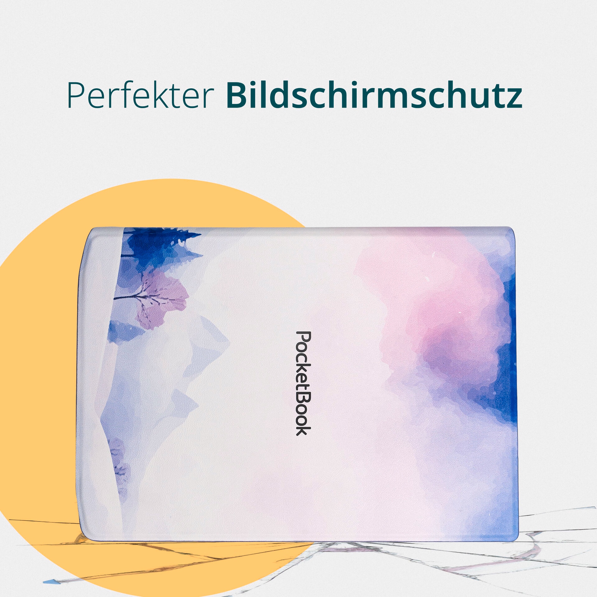 PocketBook E-Reader-Hülle »Flip Cover 7,8 für InkPad 4, InkPad Color 2 & InkPad Color 3« 19,8 cm (7,8 Zoll) Backcover, Schutzhülle, Book Cover, Case, Schutzcase, stoßfest