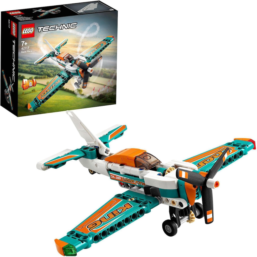 LEGO® Konstruktionsspielsteine »Rennflugzeug (42117), LEGO® Technic«, (154 St.)