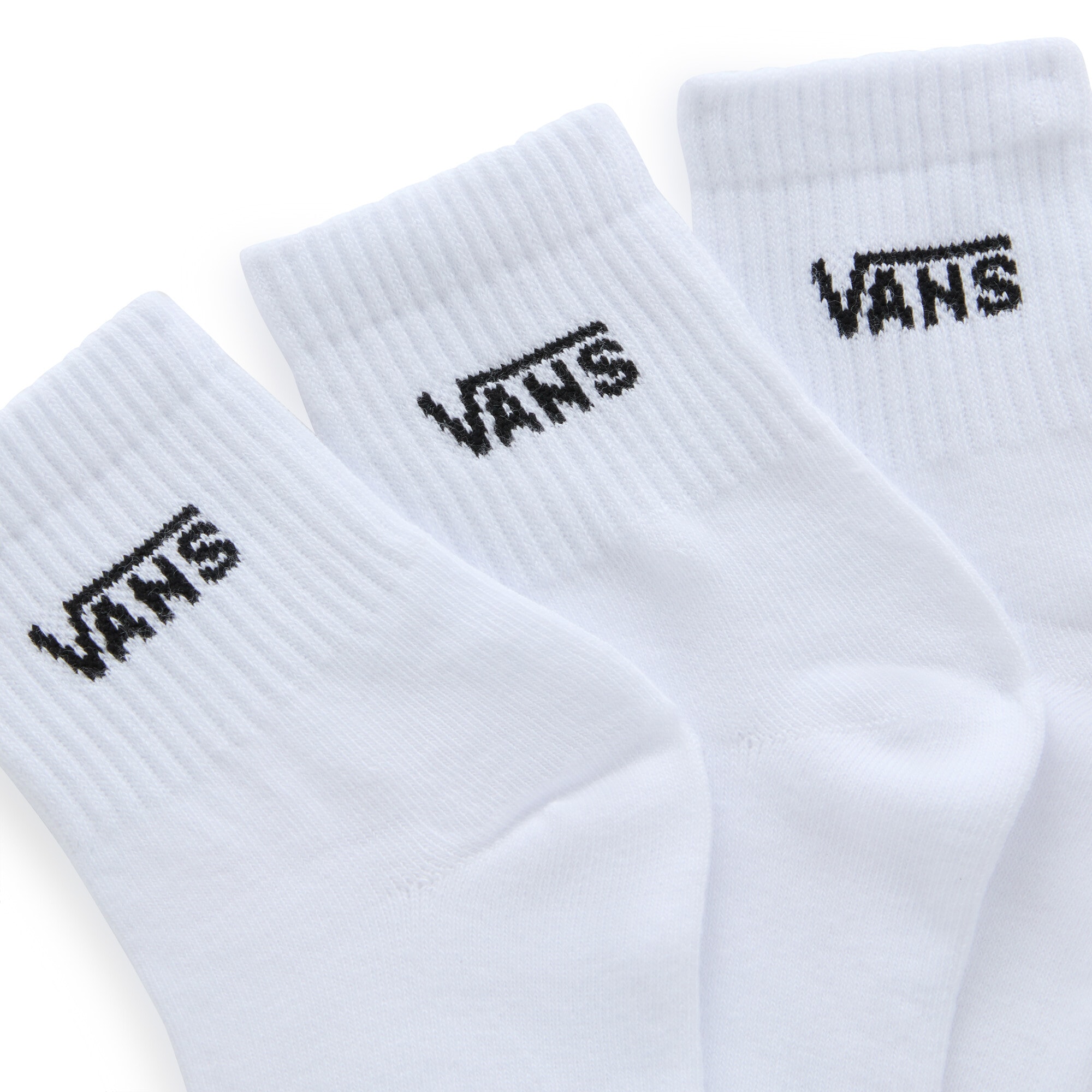 Vans Socken »CLASSICHALFCREWSOCK«, (3 Paar), mit Logoschriftzug