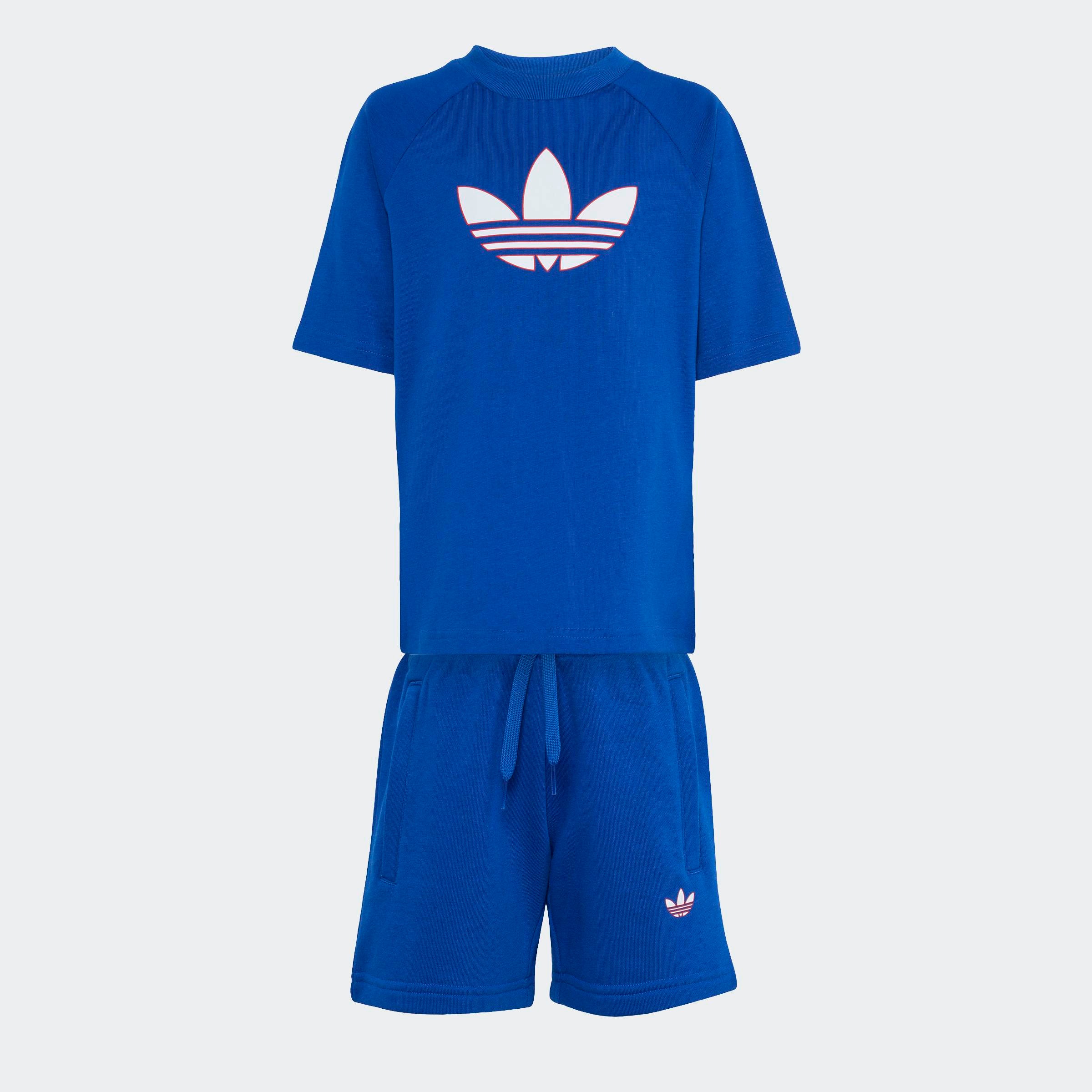 adidas Originals Trainingsanzug »LOCKERES KURZES -SET MIT TREFOIL« 2 tlg.