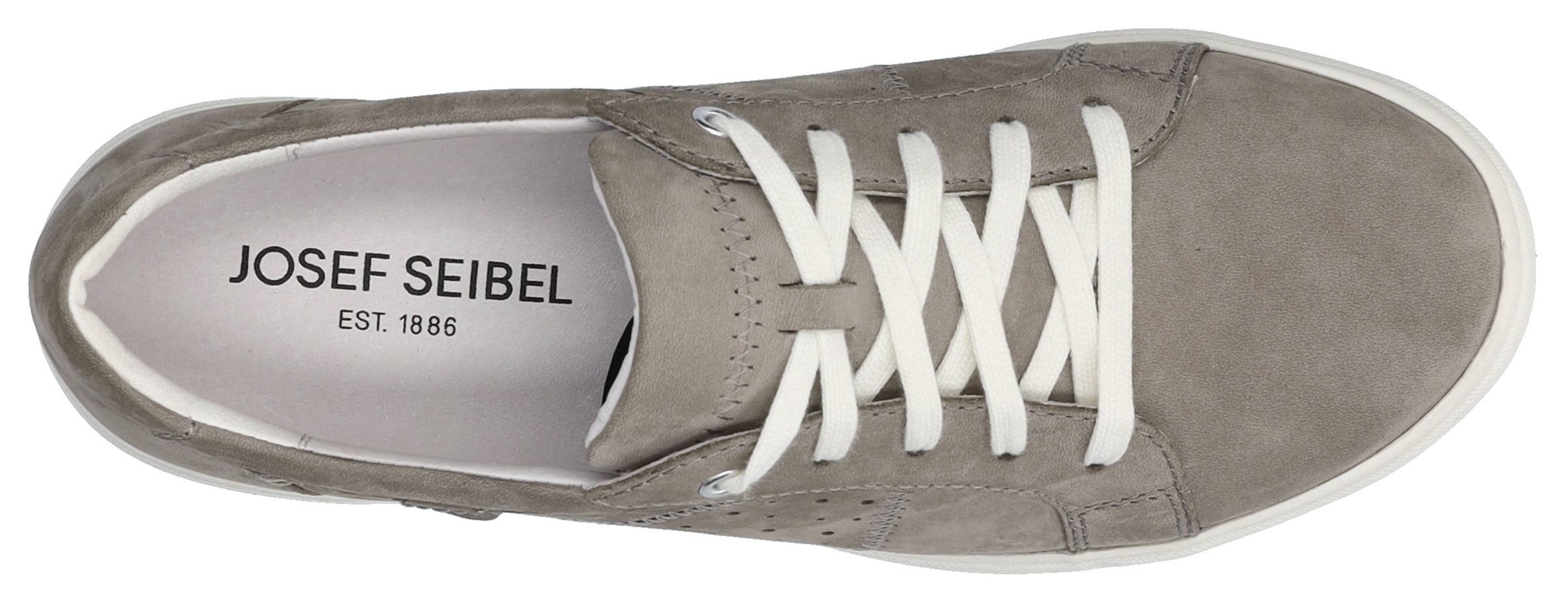 Josef Seibel Sneaker »CAREN 01«, Freizeitschuh, Halbschuh, Schnürschuh mit gepolstertem Schaftrand