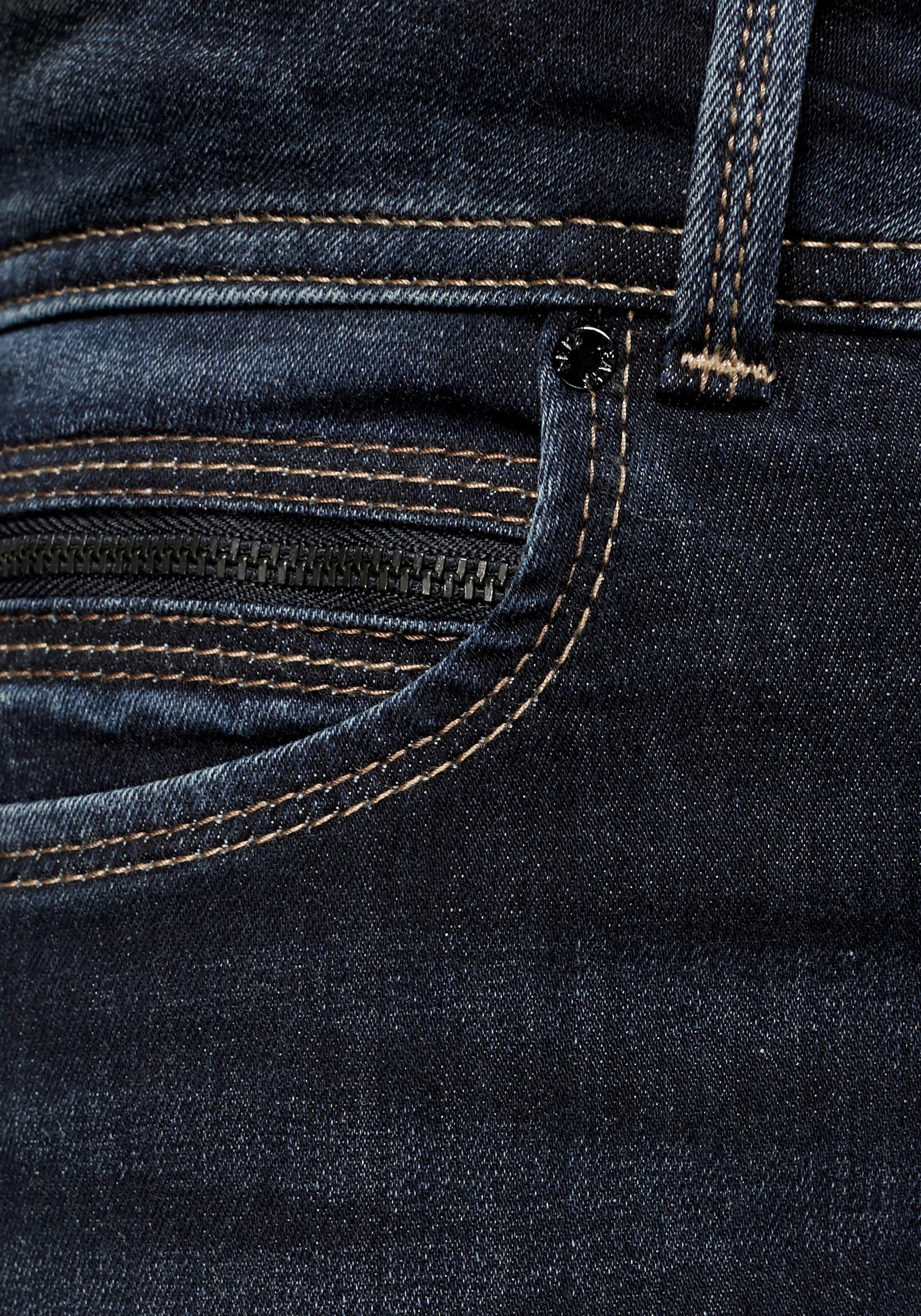 1-Knopf BROOKE«, »NEW mit Jeans ♕ Bund und Slim-fit-Jeans bei Pepe Reißverschlusstasche