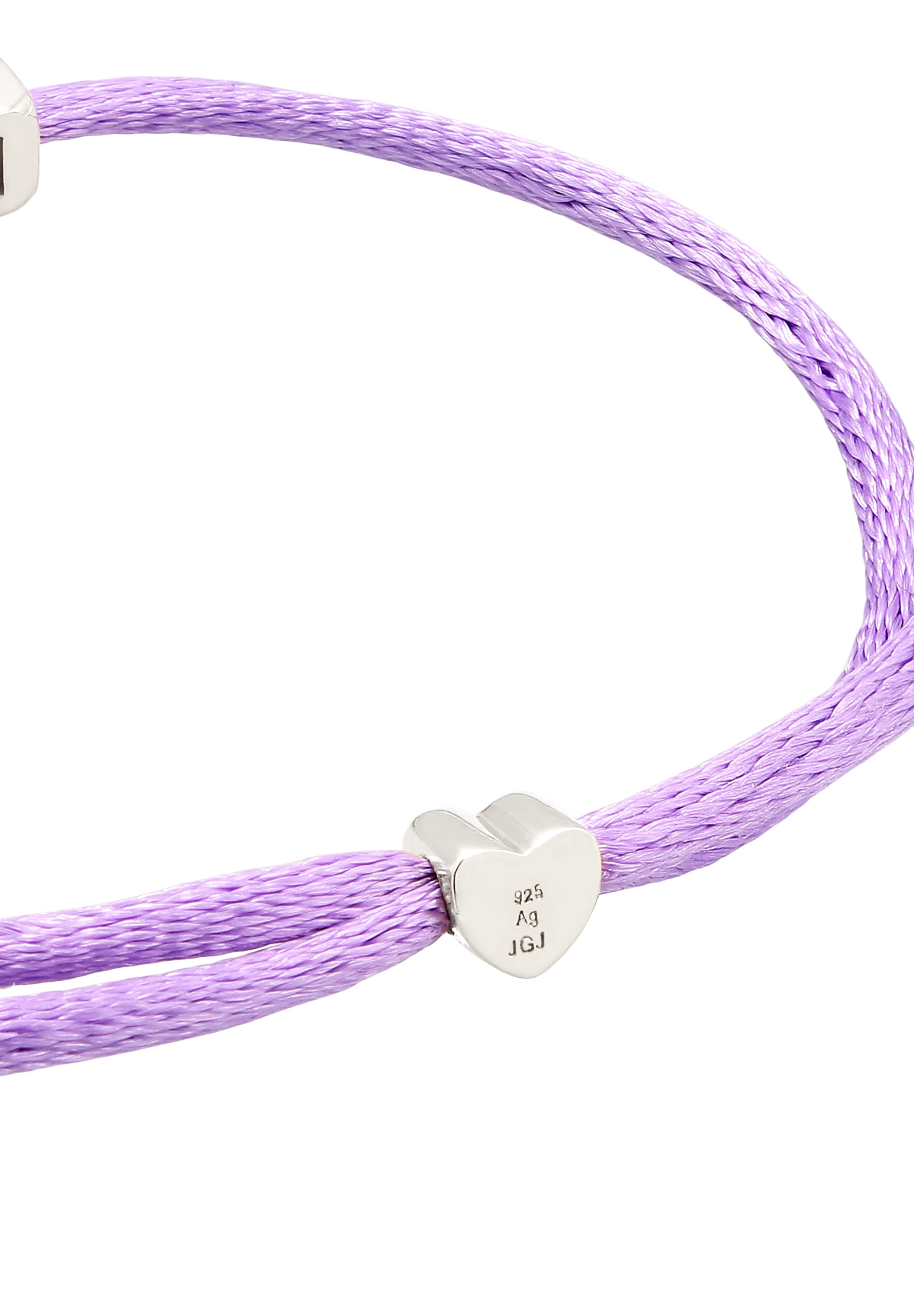 Elli Armkette »Armband Herz Love Lettering 925 Sterling Silber«